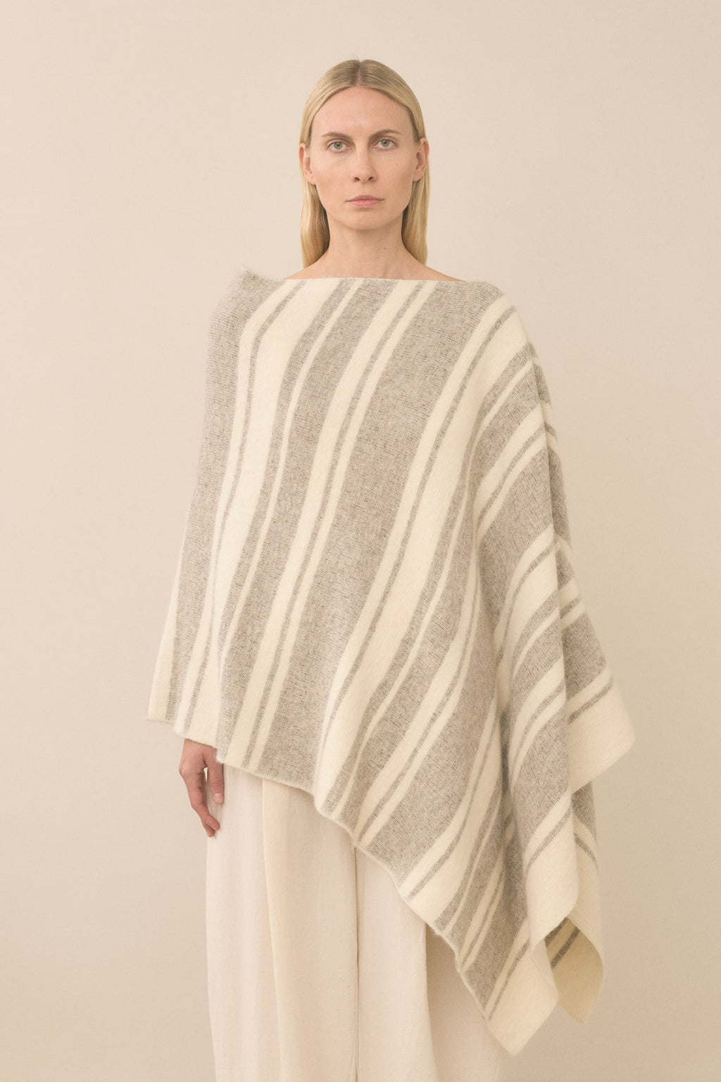 BANDED PONCHO