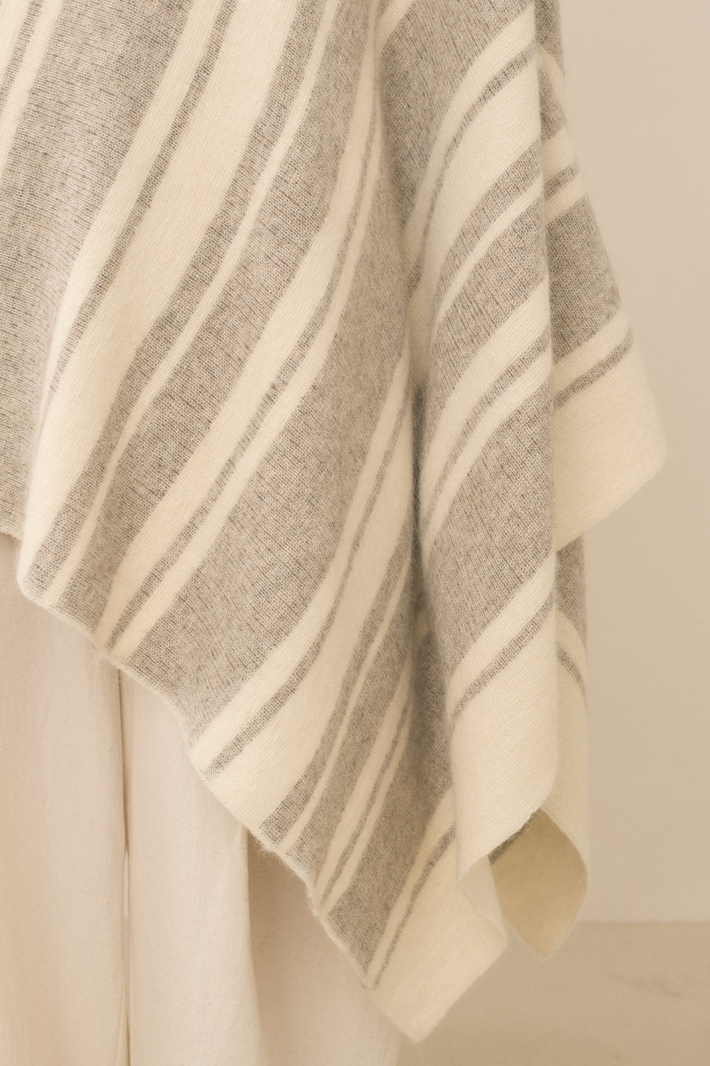 BANDED PONCHO