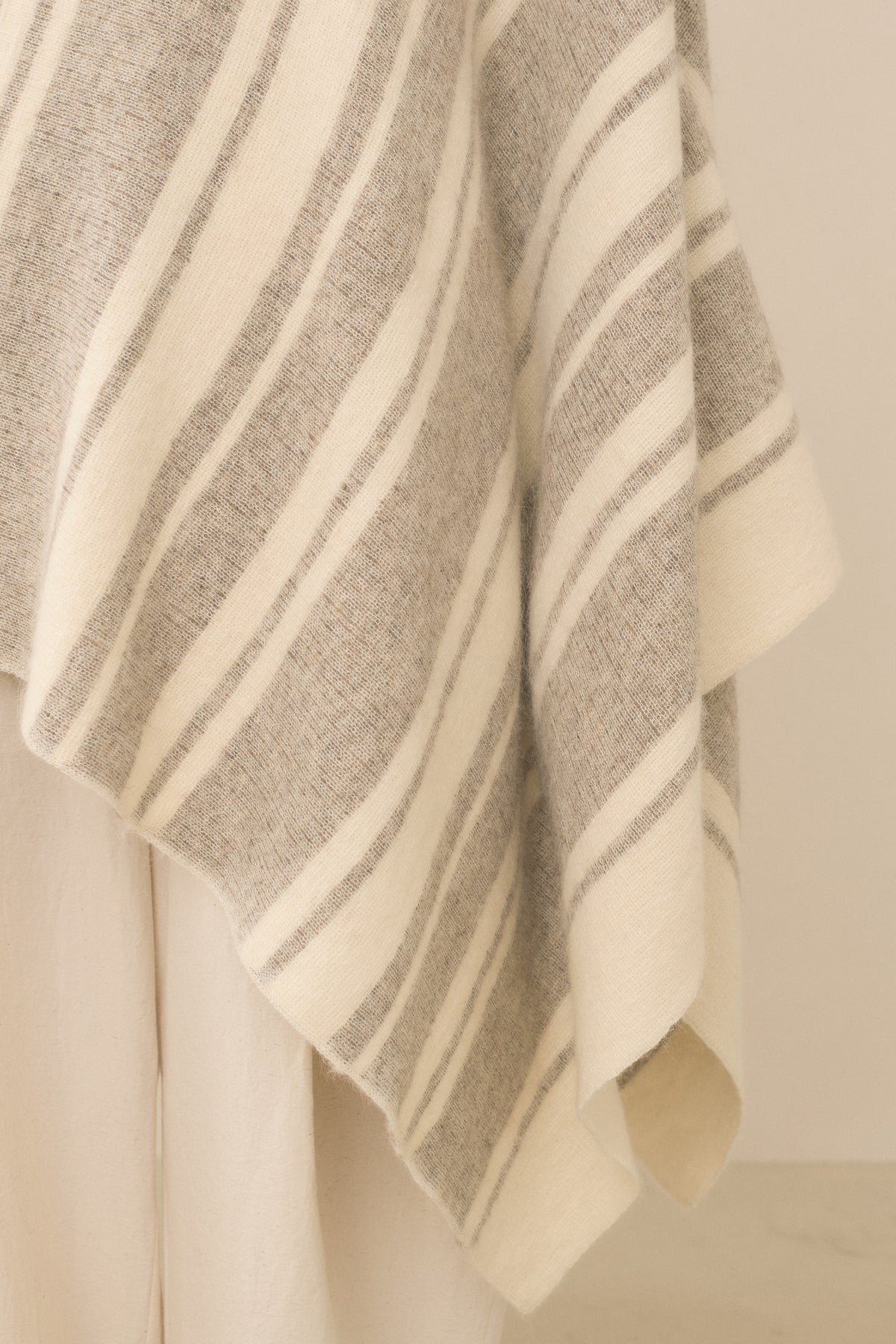 BANDED PONCHO