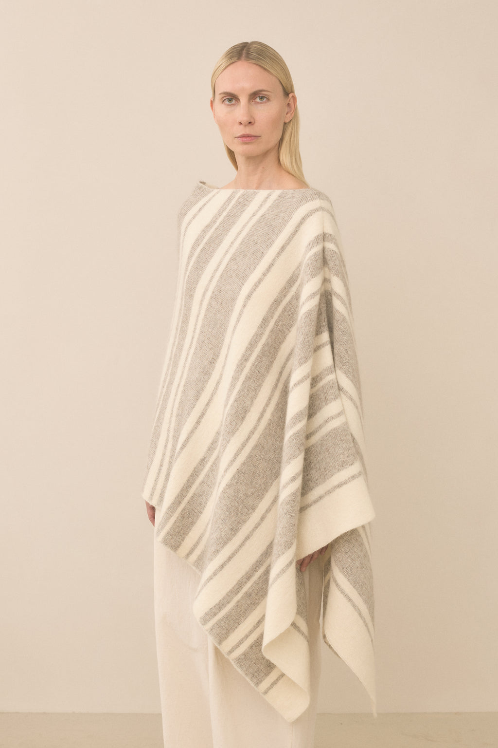 BANDED PONCHO