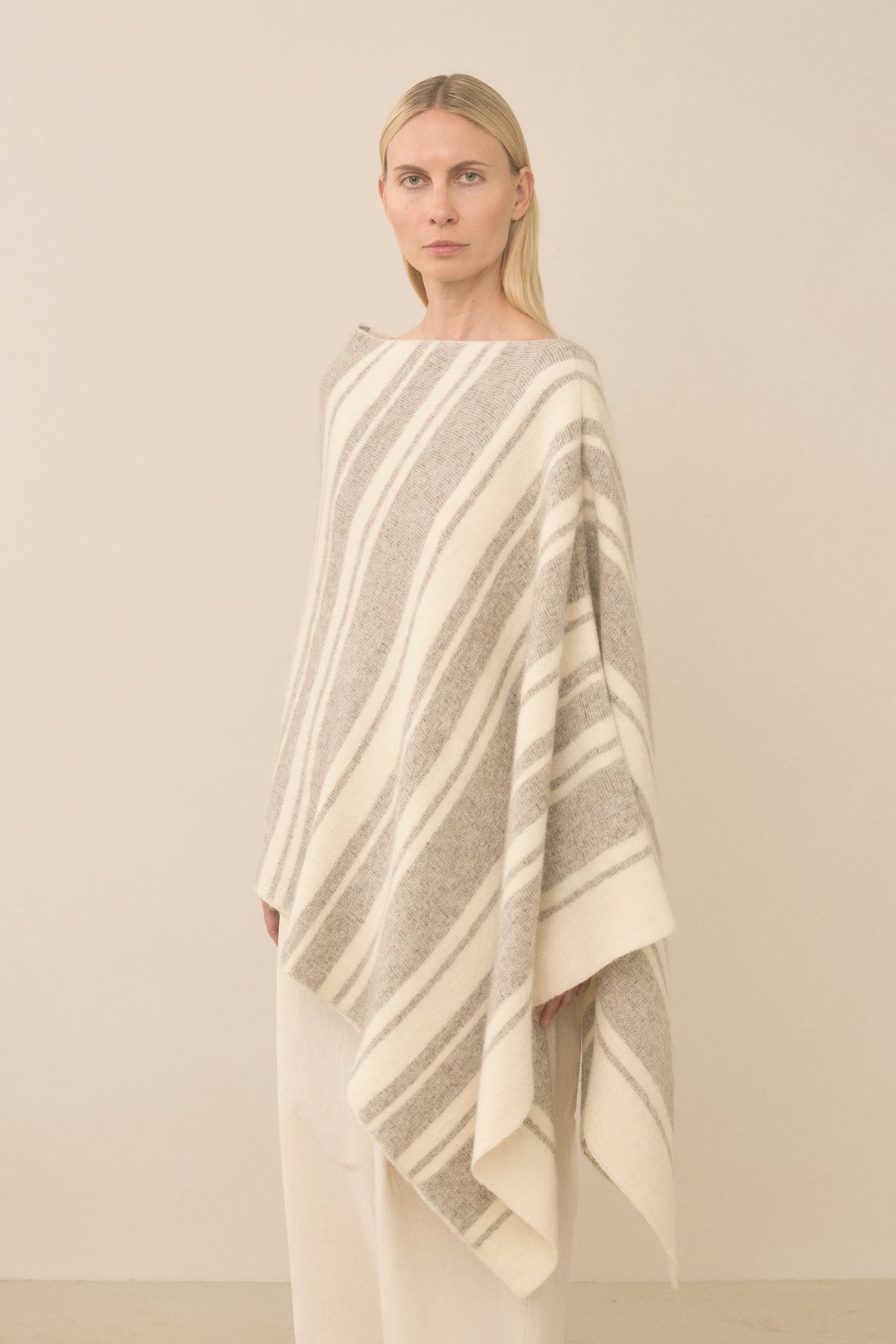 BANDED PONCHO