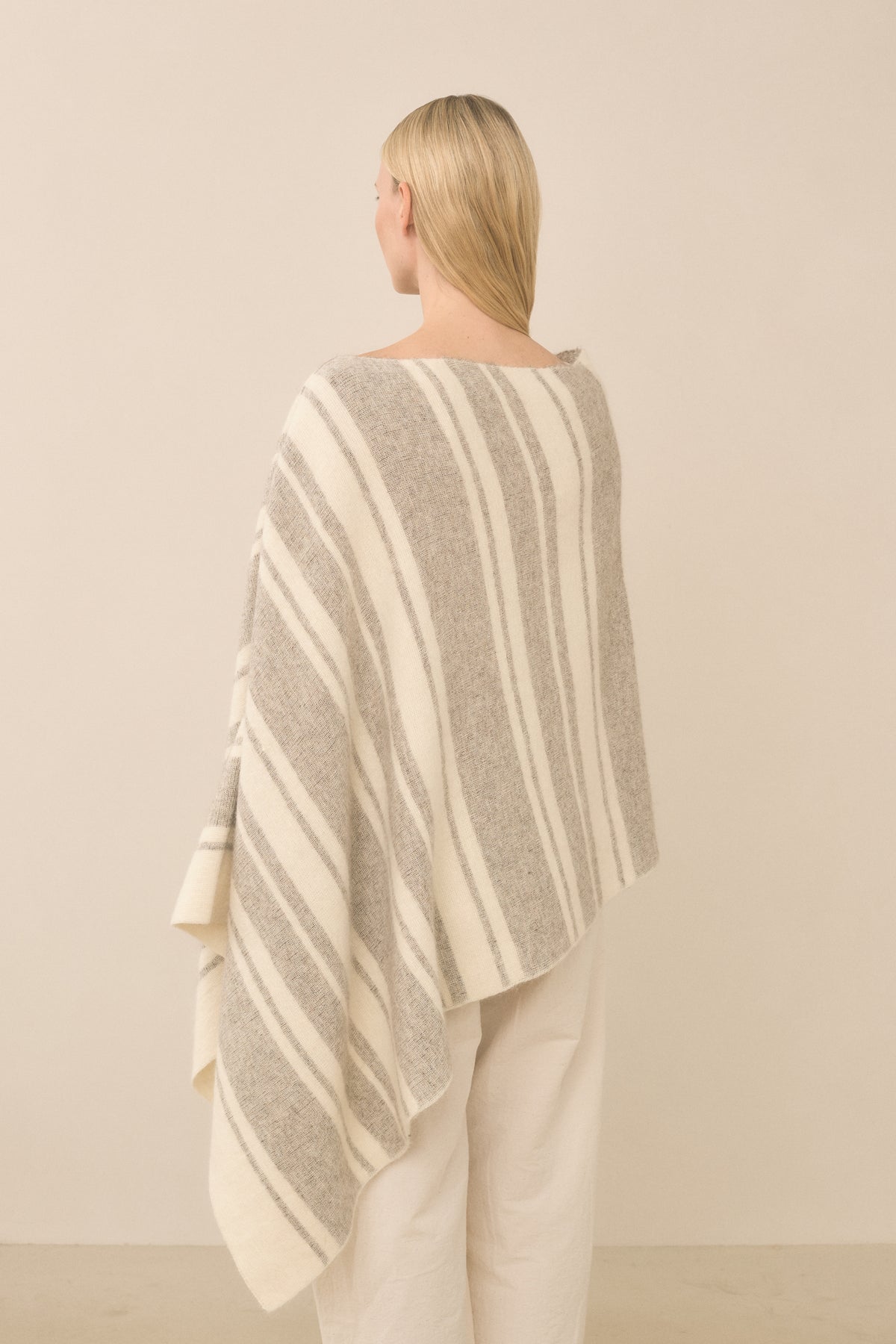 BANDED PONCHO