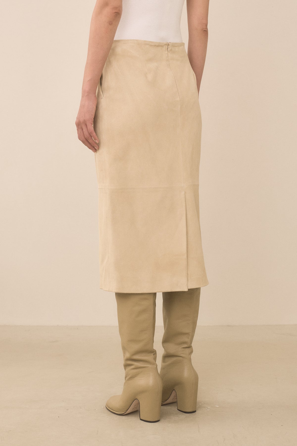 SUEDE SKIRT
