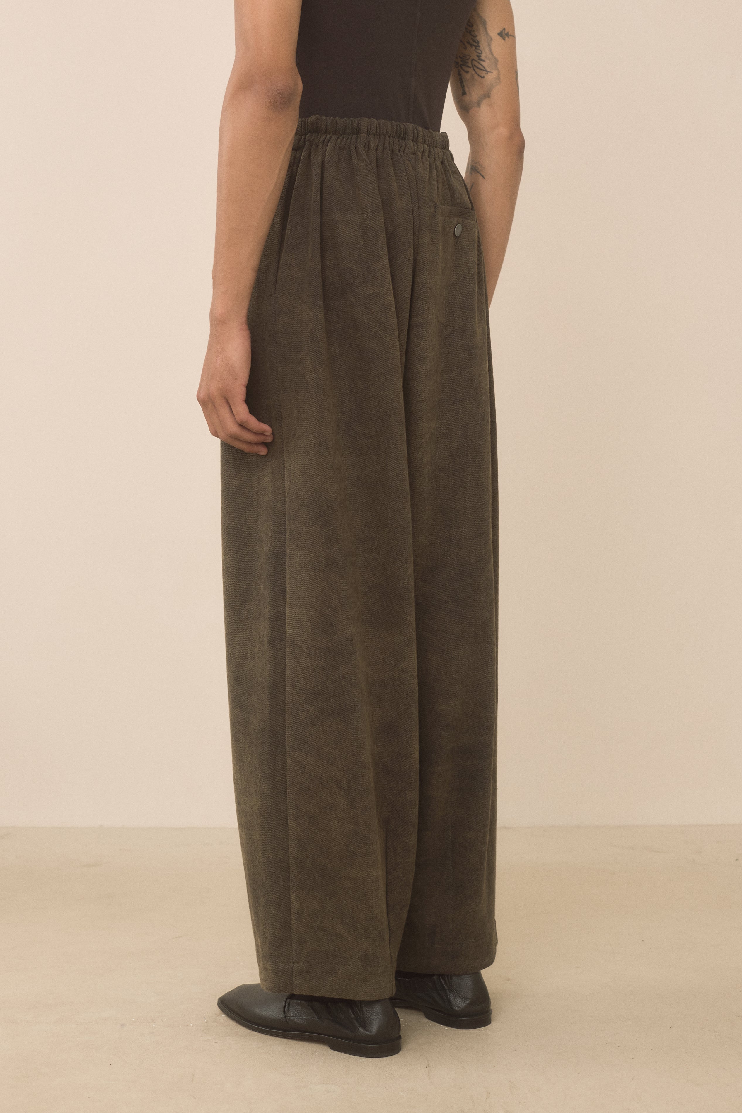 TWILL TAPER PANTS