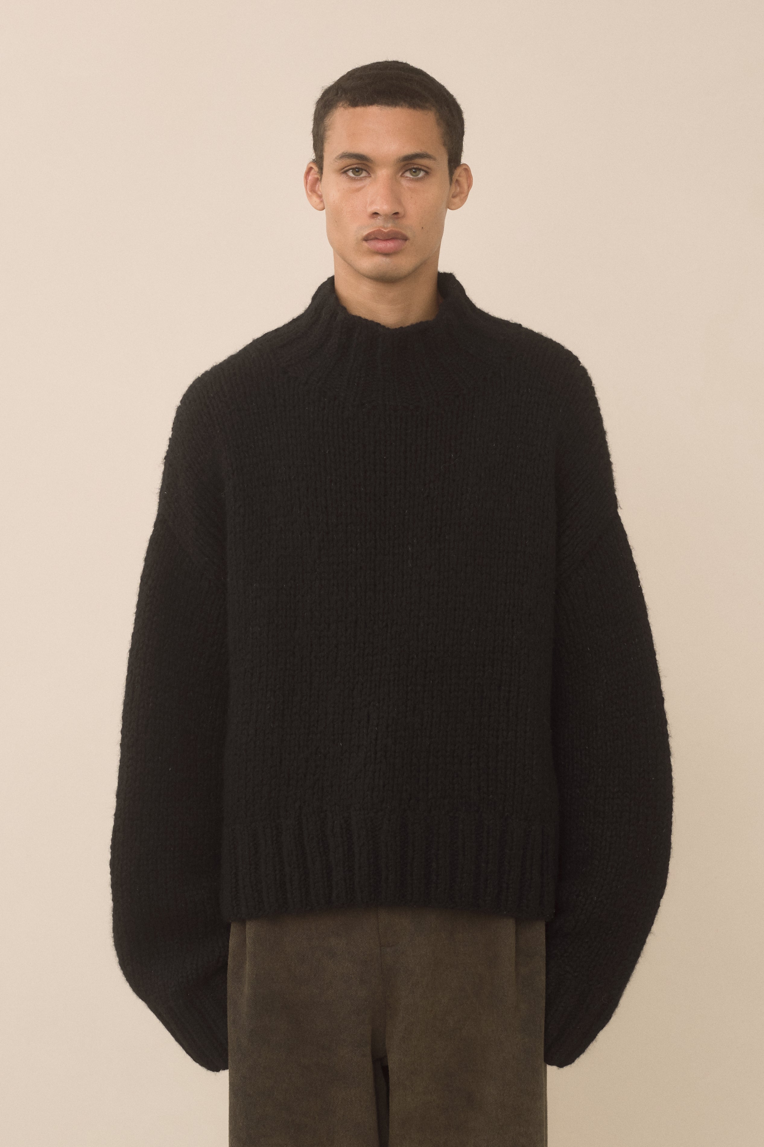 HANDKNIT MOCKNECK