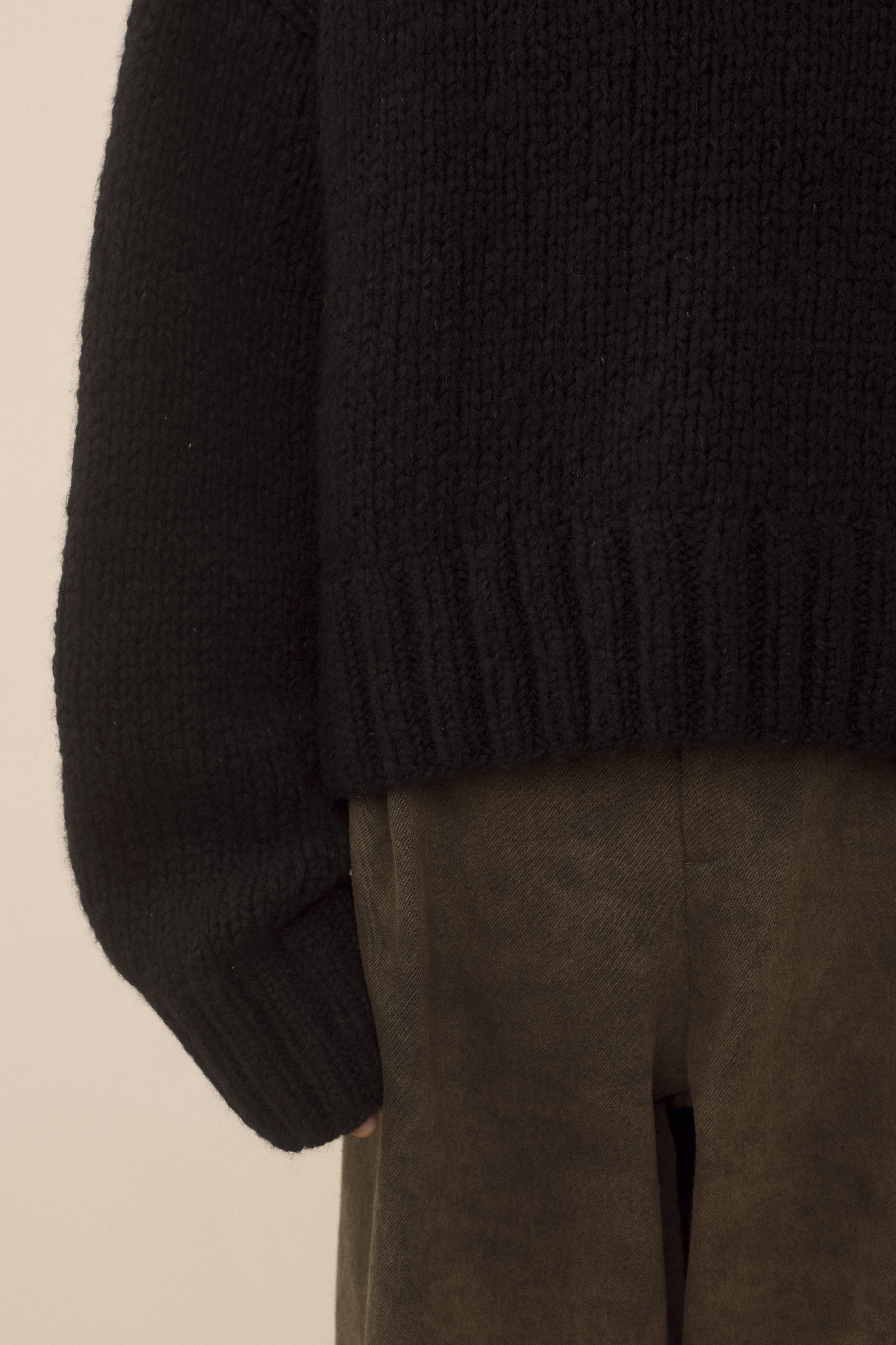 HANDKNIT MOCKNECK