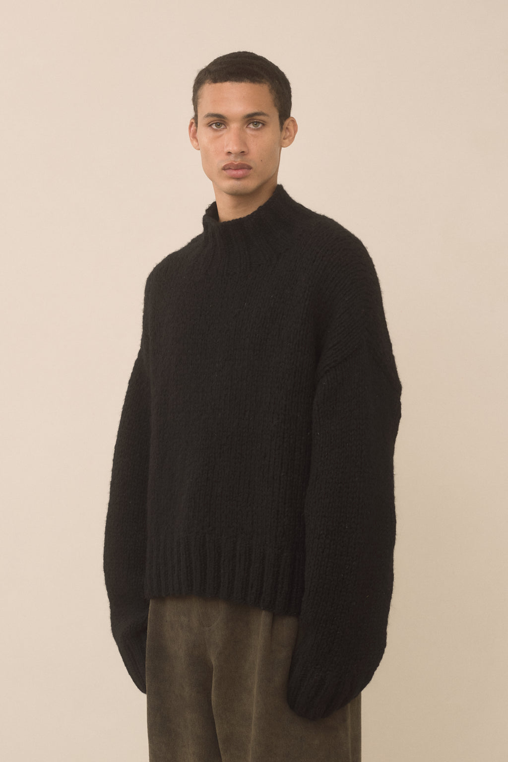 HANDKNIT MOCKNECK
