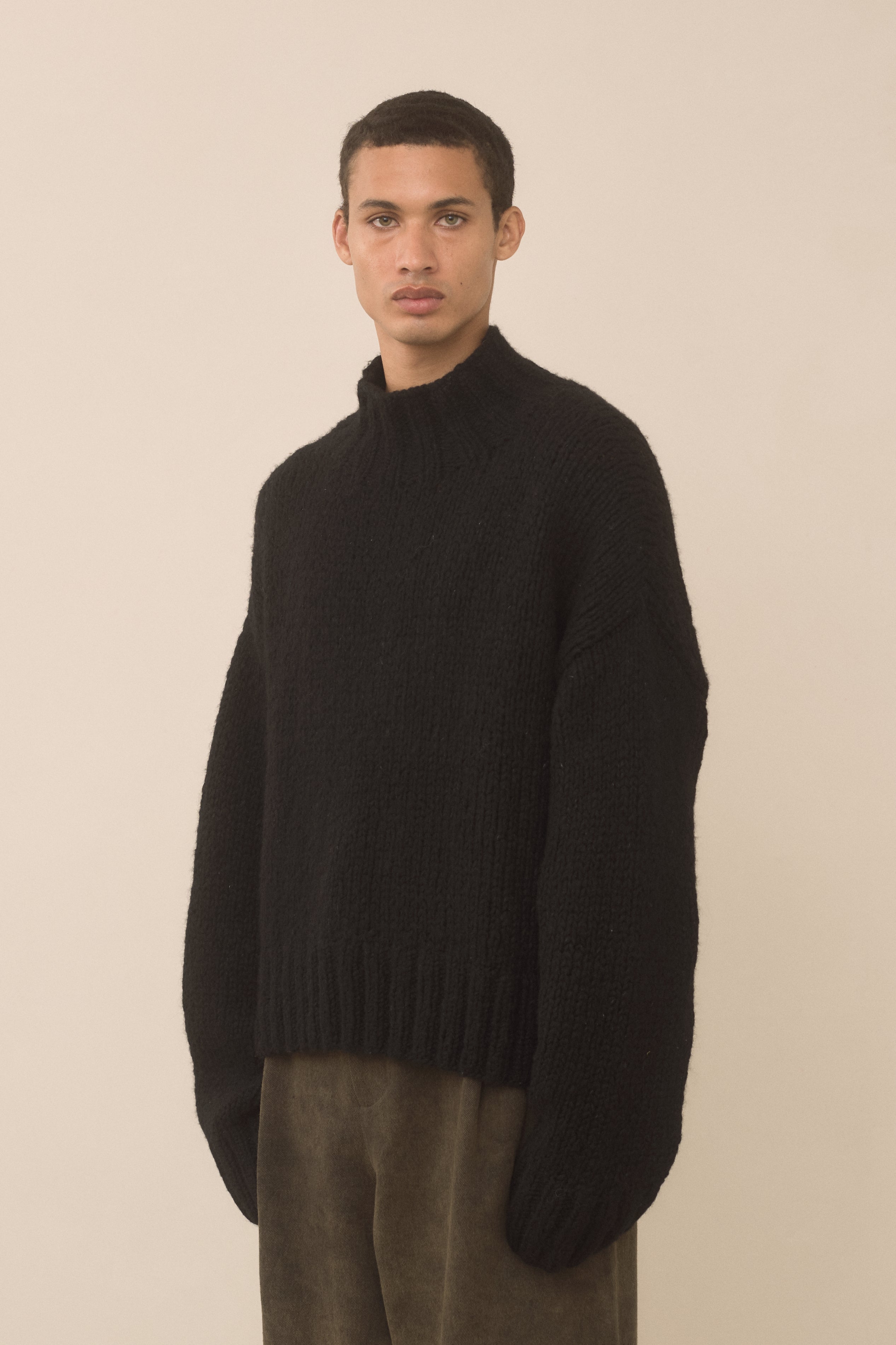 HANDKNIT MOCKNECK
