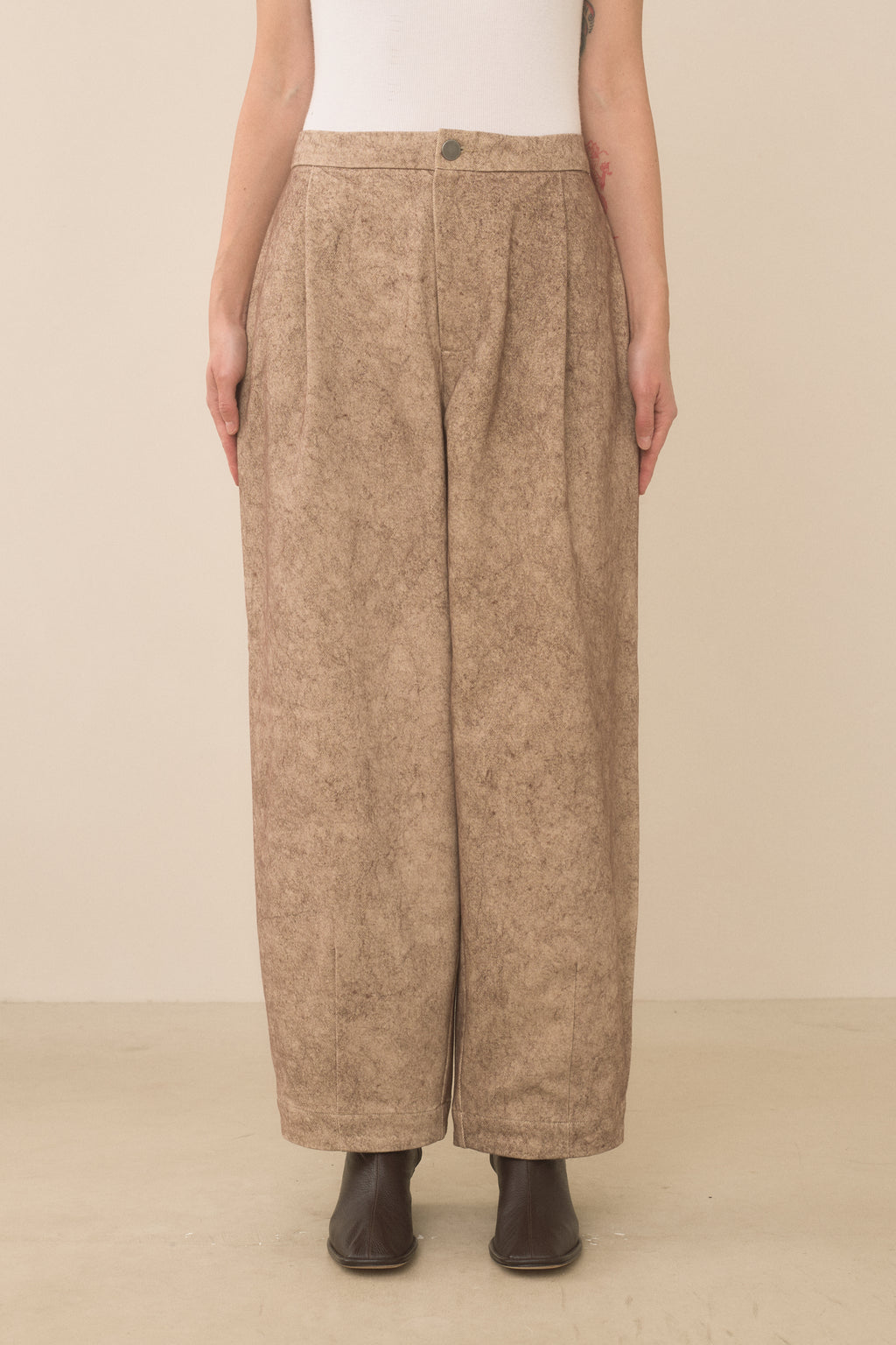 TWILL TAPER PANTS
