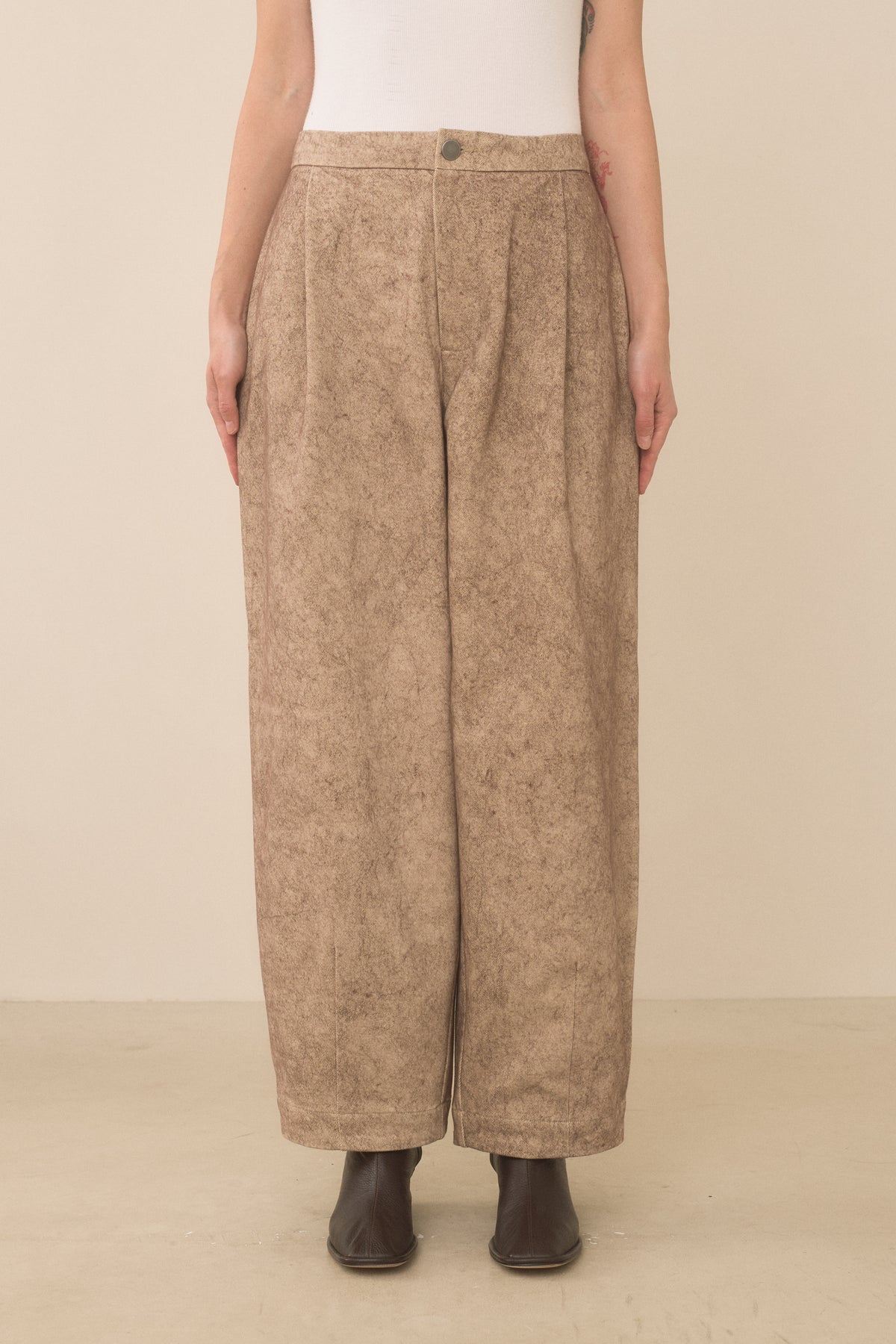 TWILL TAPER PANTS