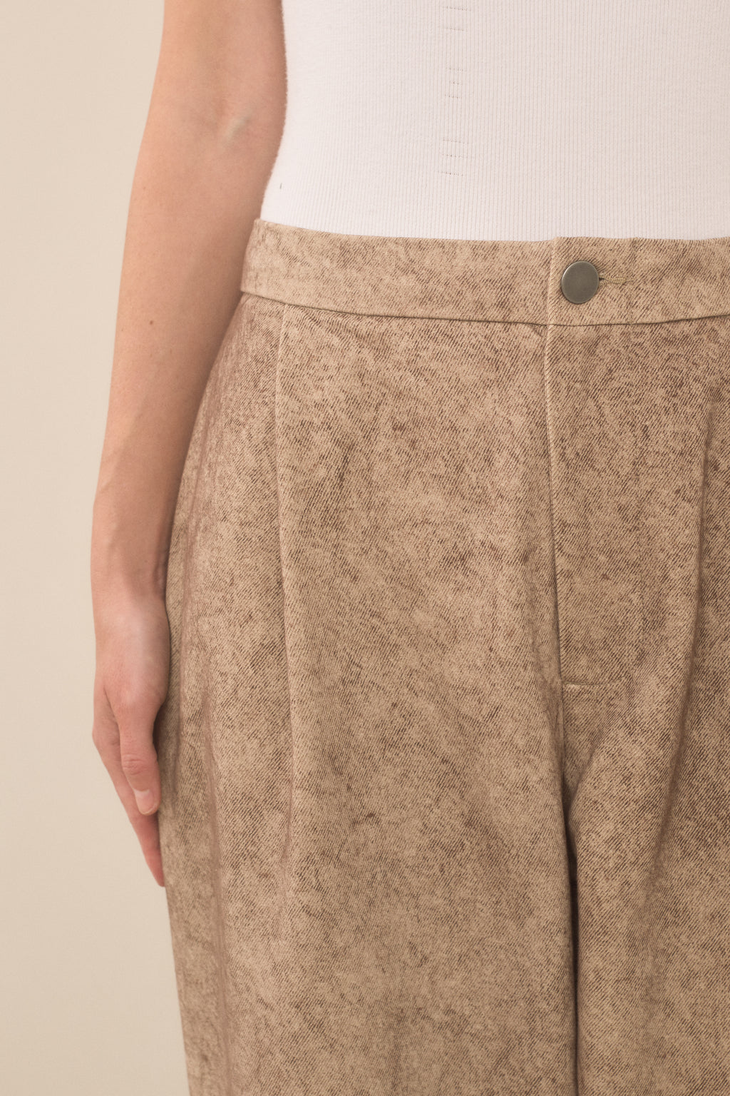 TWILL TAPER PANTS