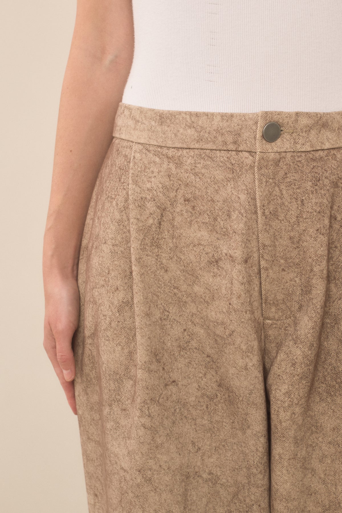 TWILL TAPER PANTS