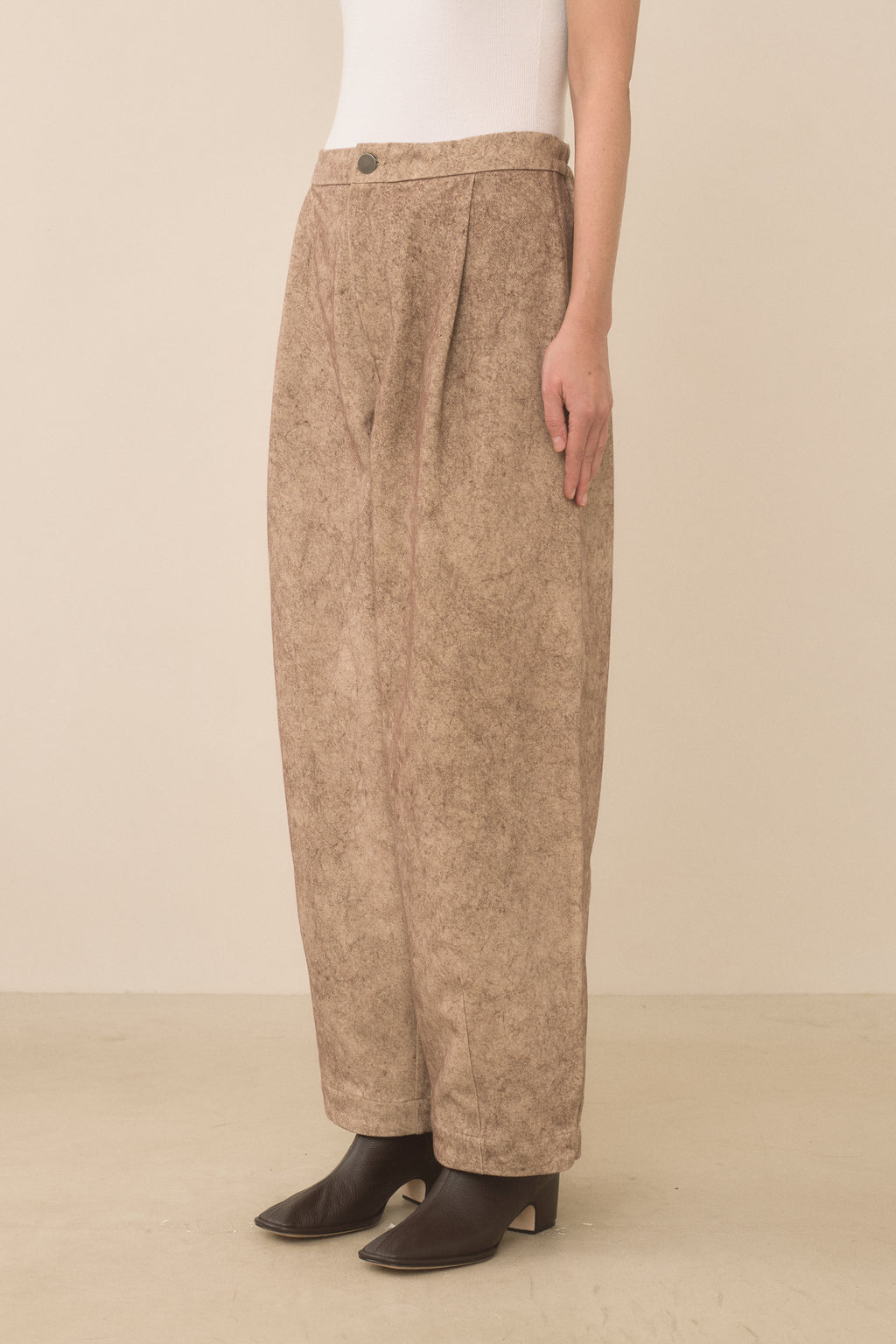 TWILL TAPER PANTS