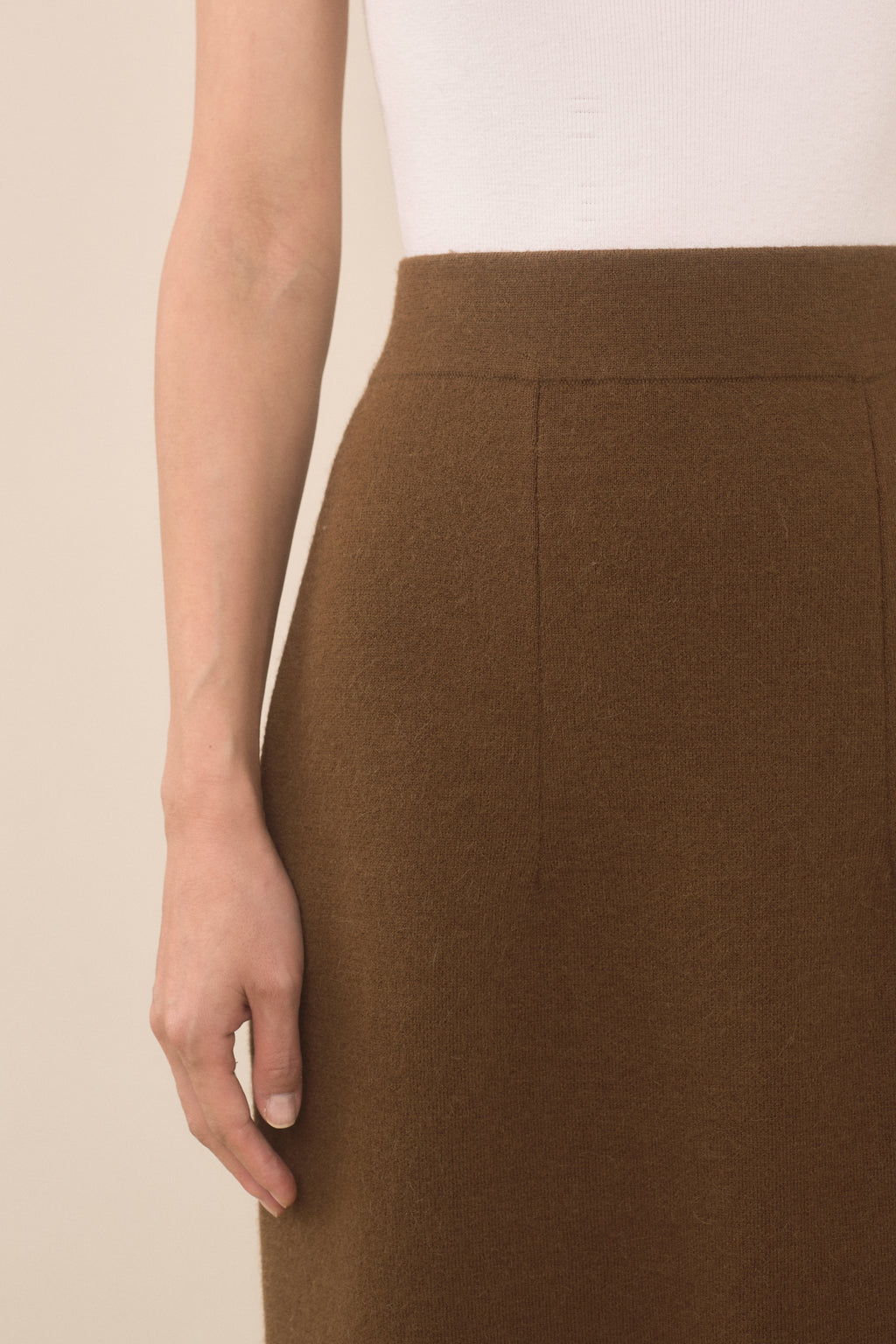 DOUBLE KNIT HIP SKIRT