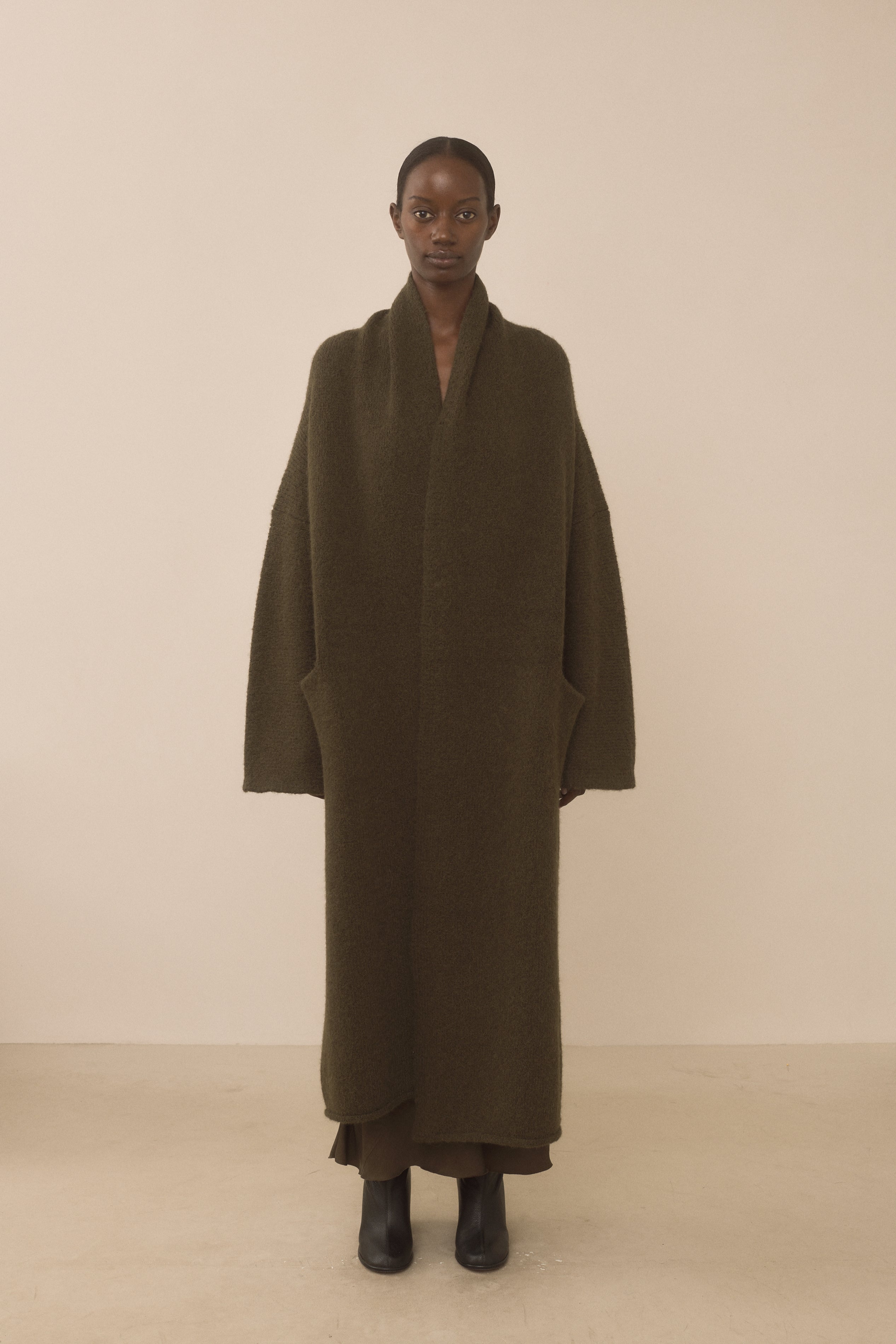 LONG SHAWL CARDIGAN