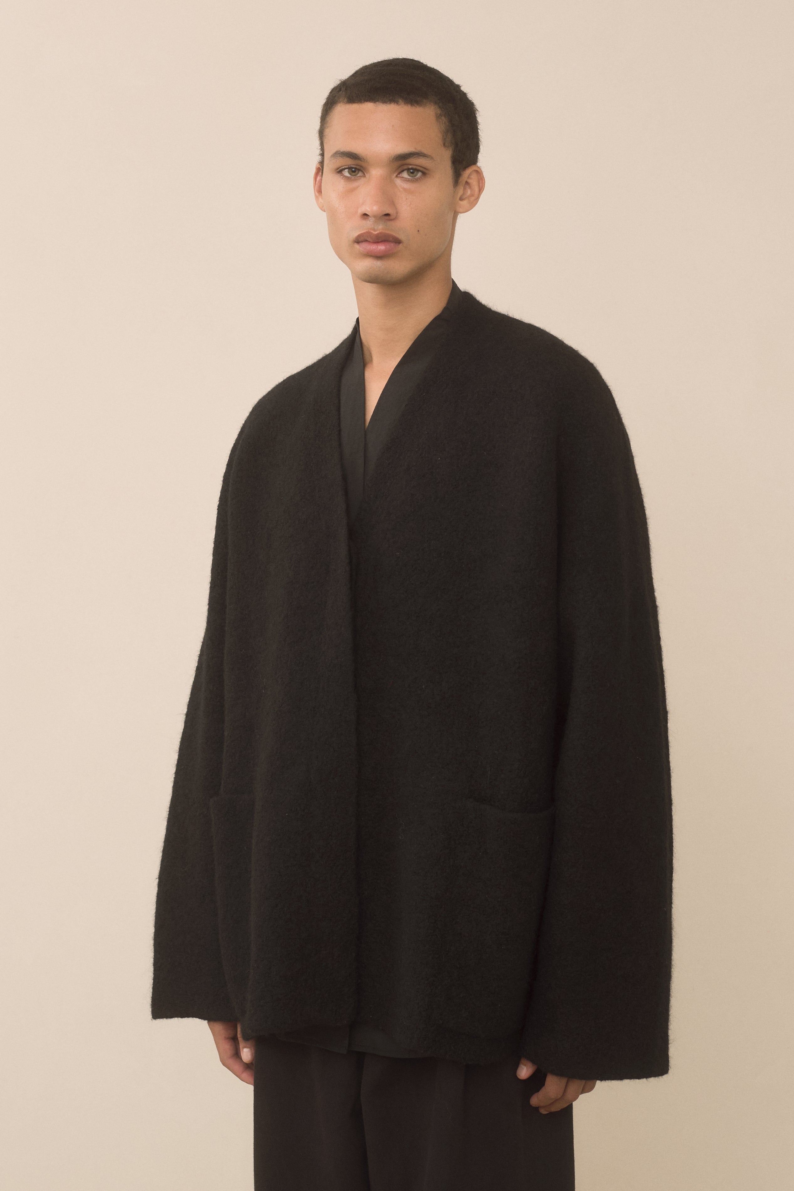 DOUBLE FACE CARDIGAN