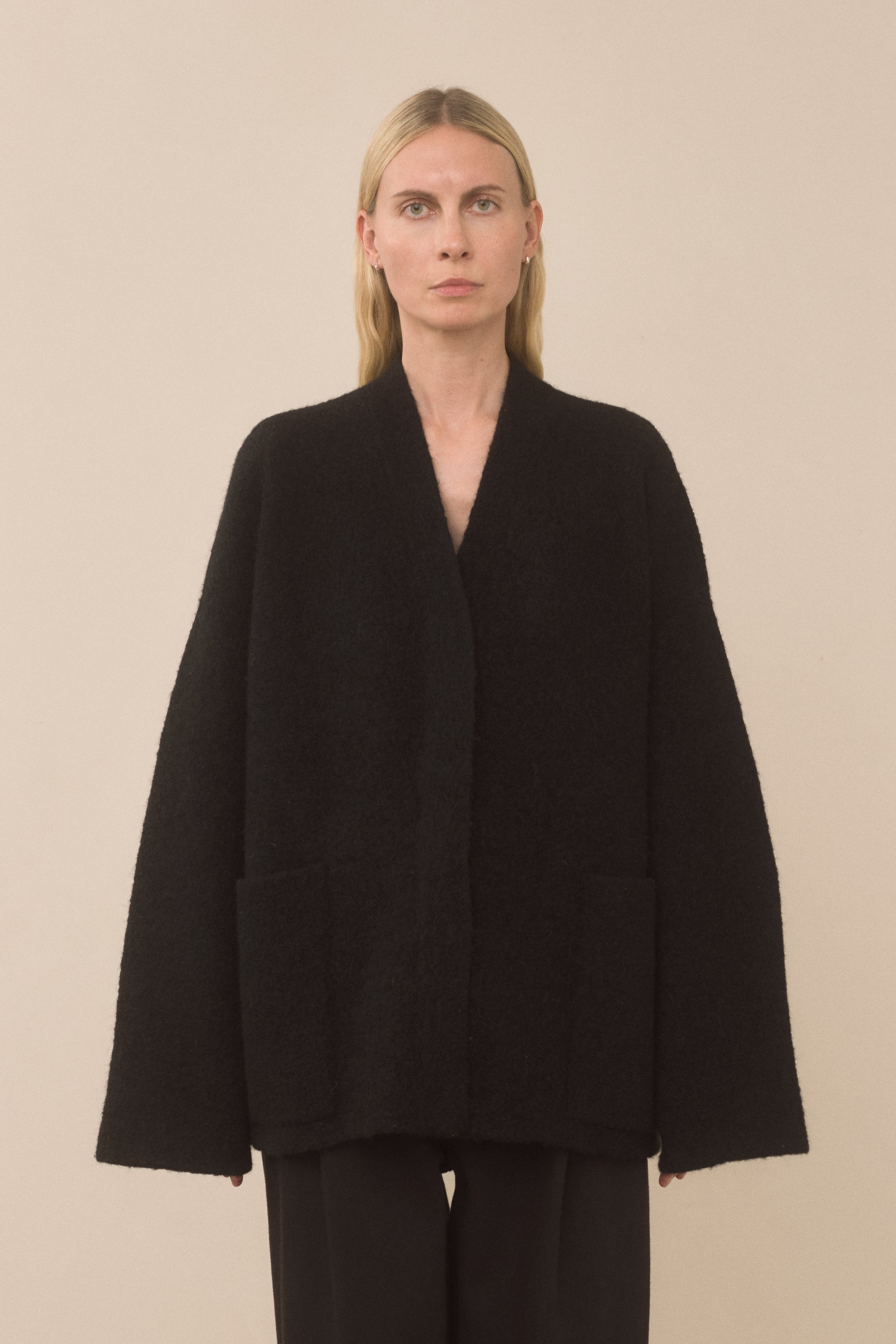 DOUBLE FACE CARDIGAN