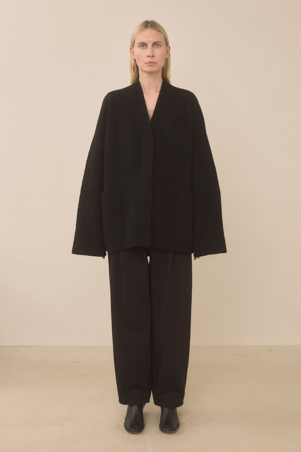 DOUBLE FACE CARDIGAN