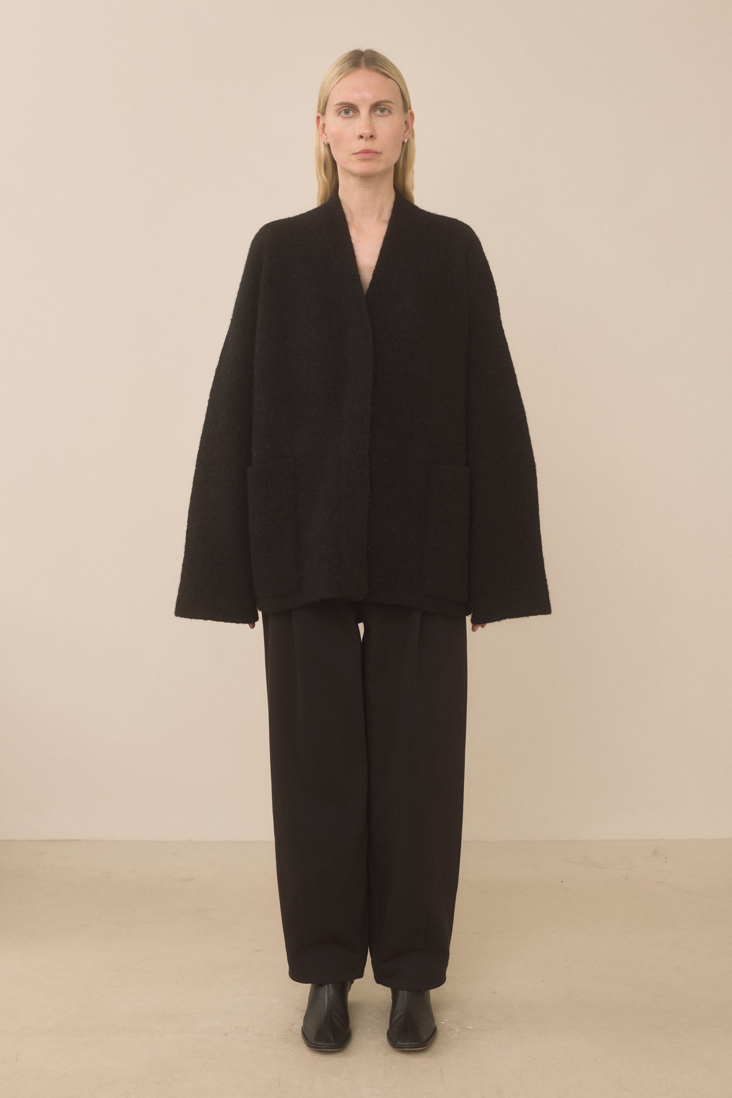 DOUBLE FACE CARDIGAN