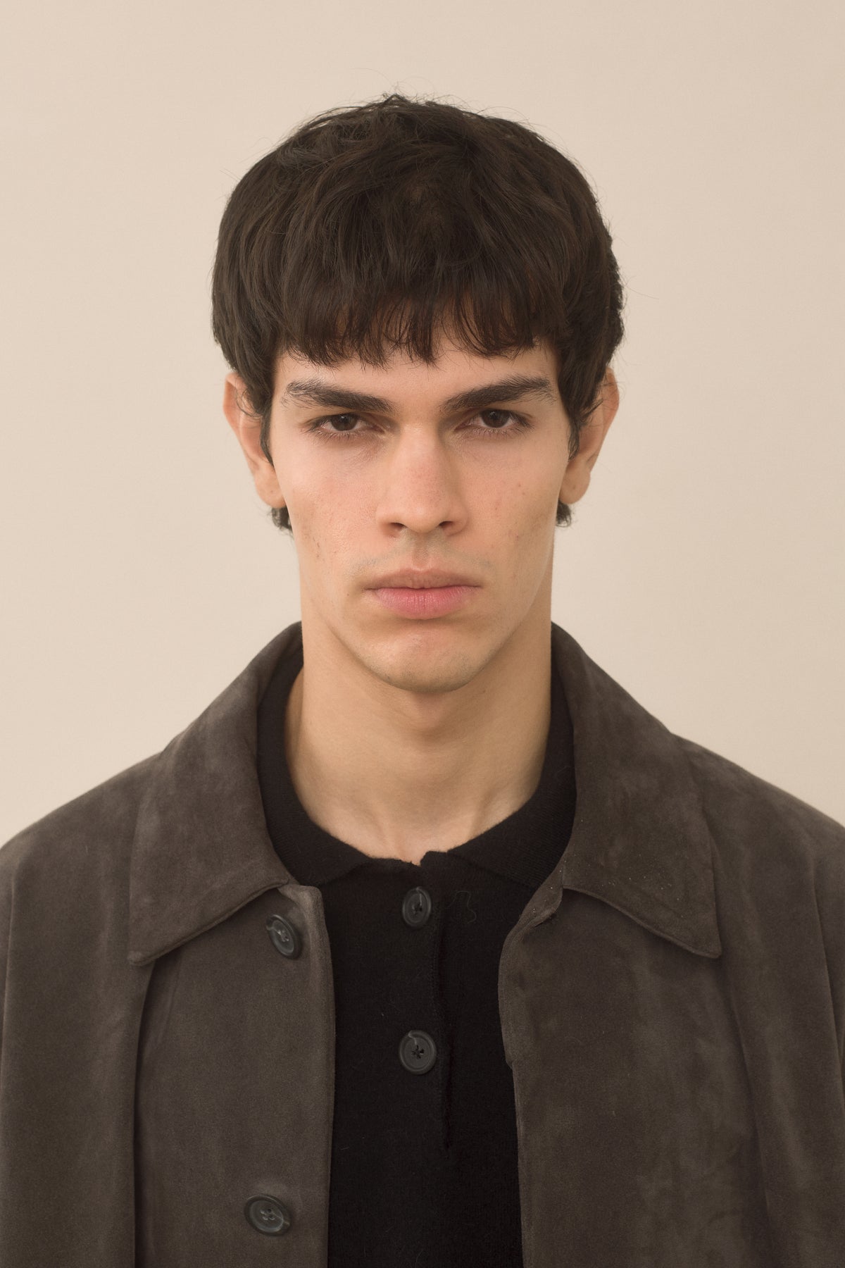 SUEDE BIG CAR COAT
