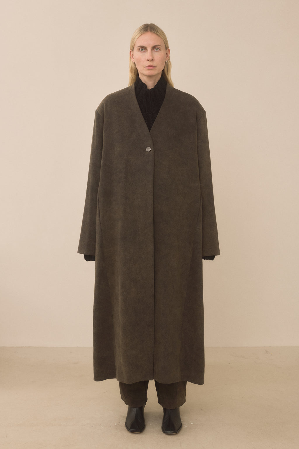 TWILL SHOULDERS COAT