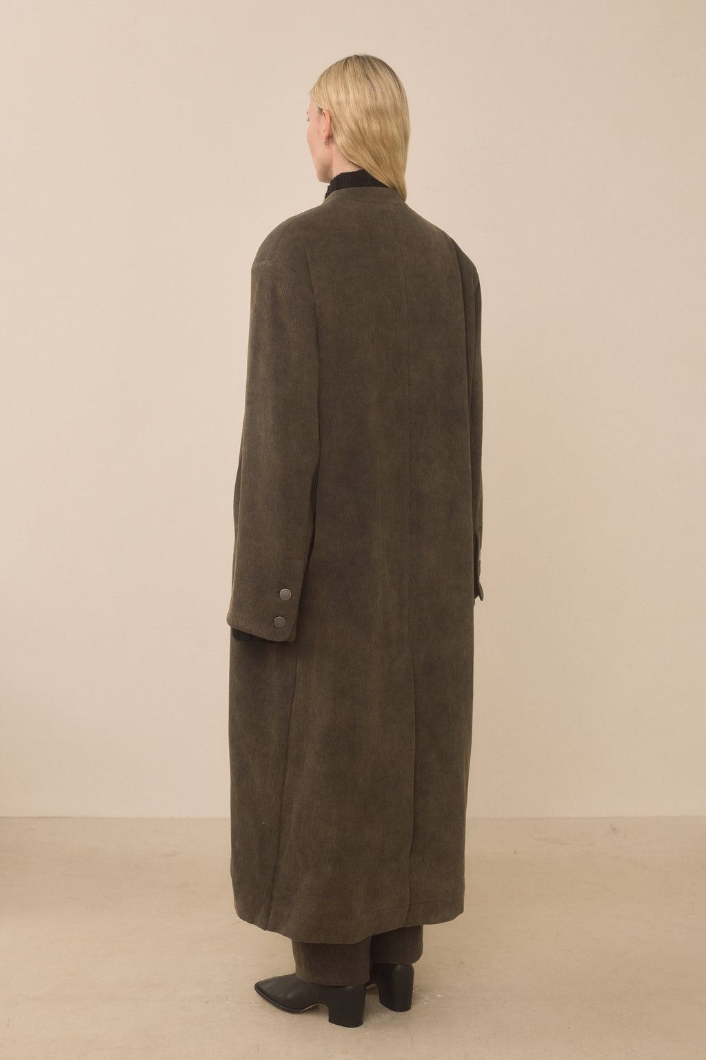 TWILL SHOULDERS COAT