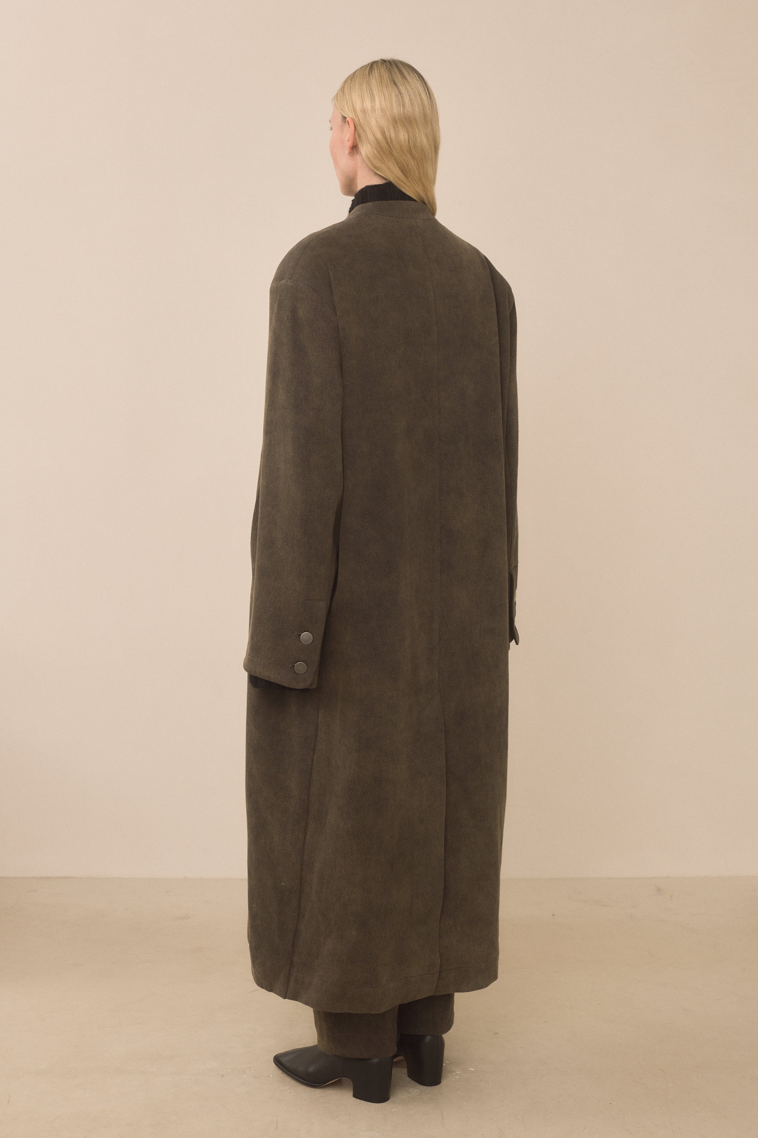 TWILL SHOULDERS COAT