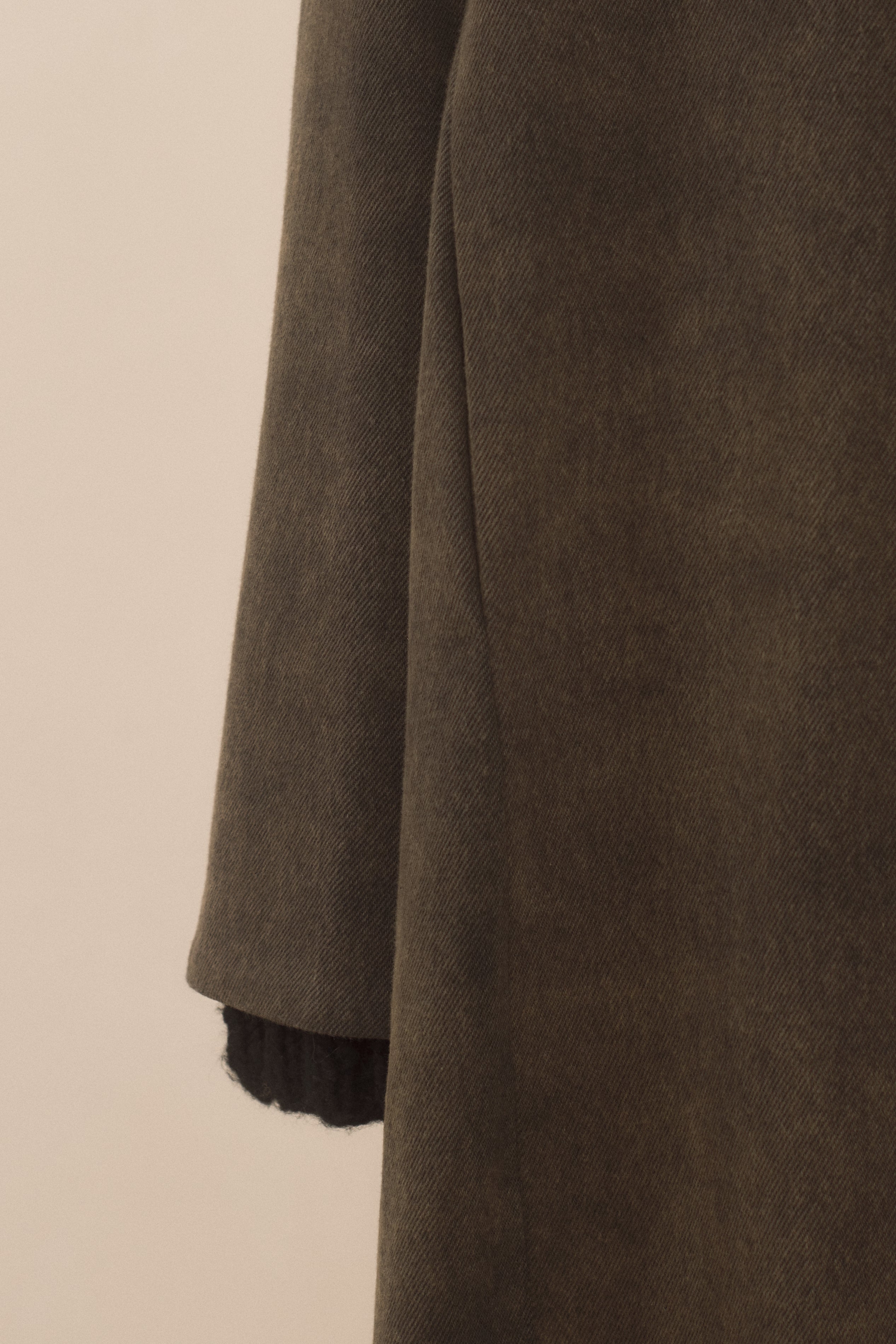 TWILL SHOULDERS COAT