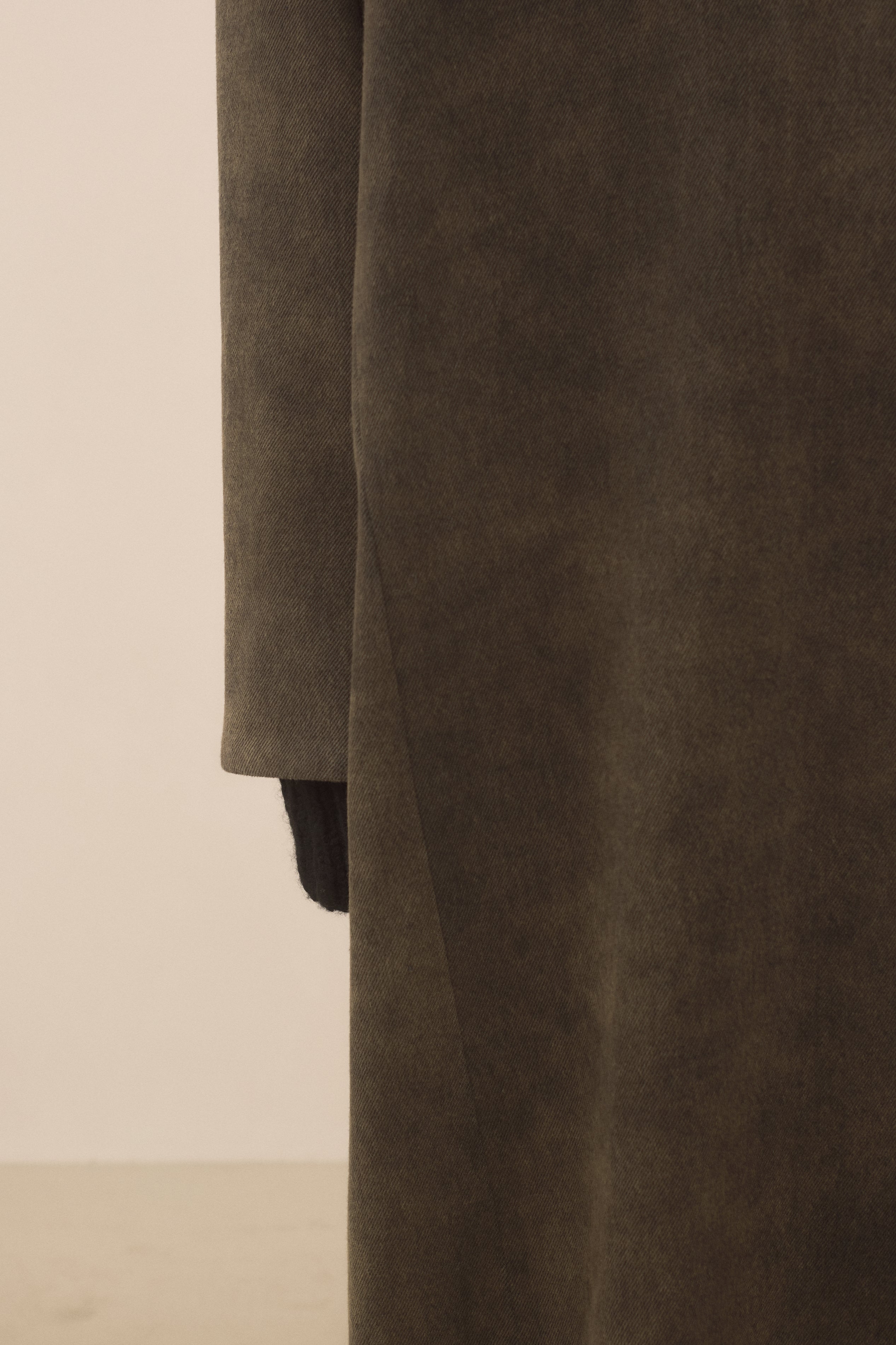 TWILL SHOULDERS COAT