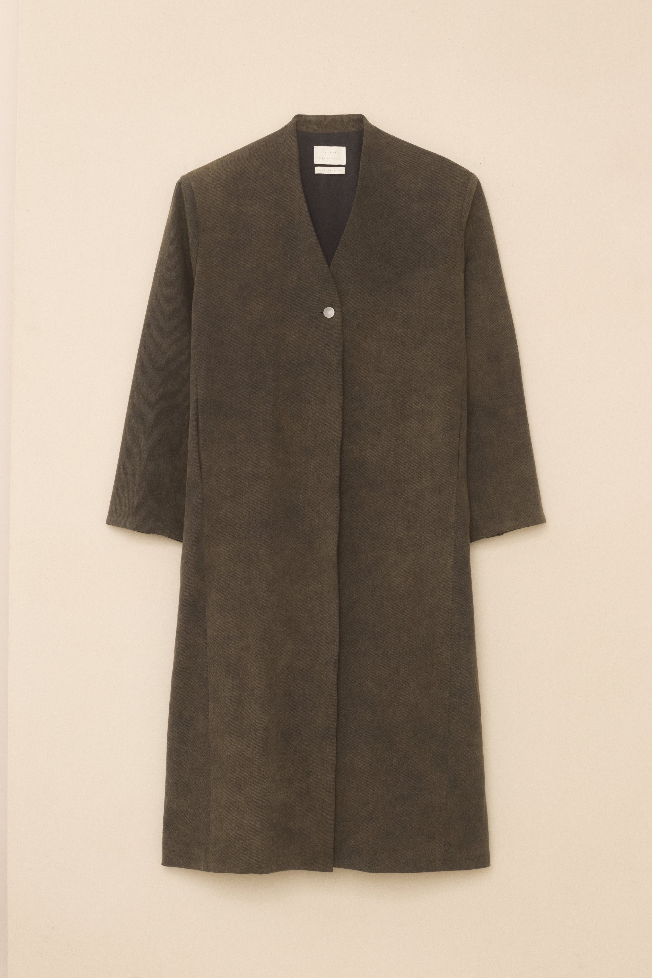 TWILL SHOULDERS COAT