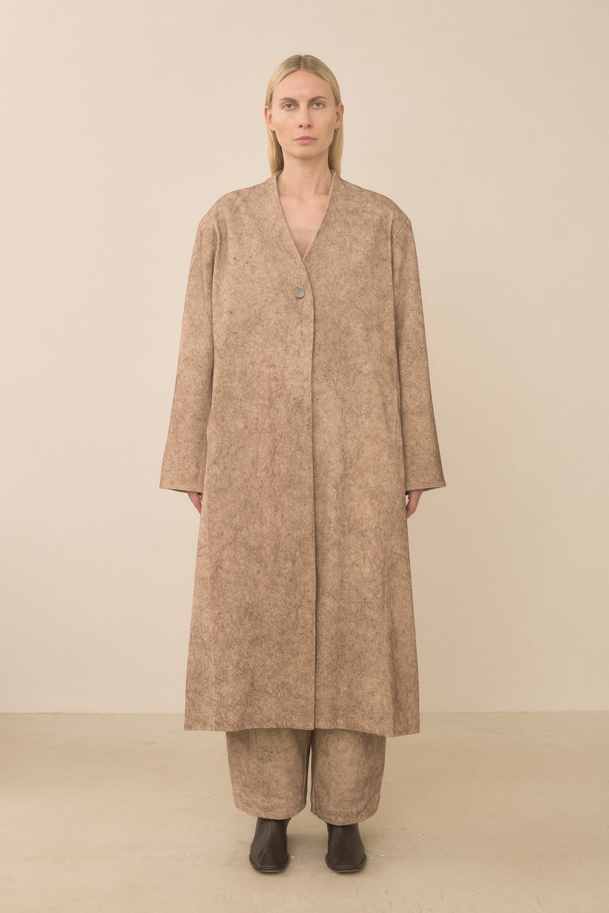 TWILL SHOULDERS COAT