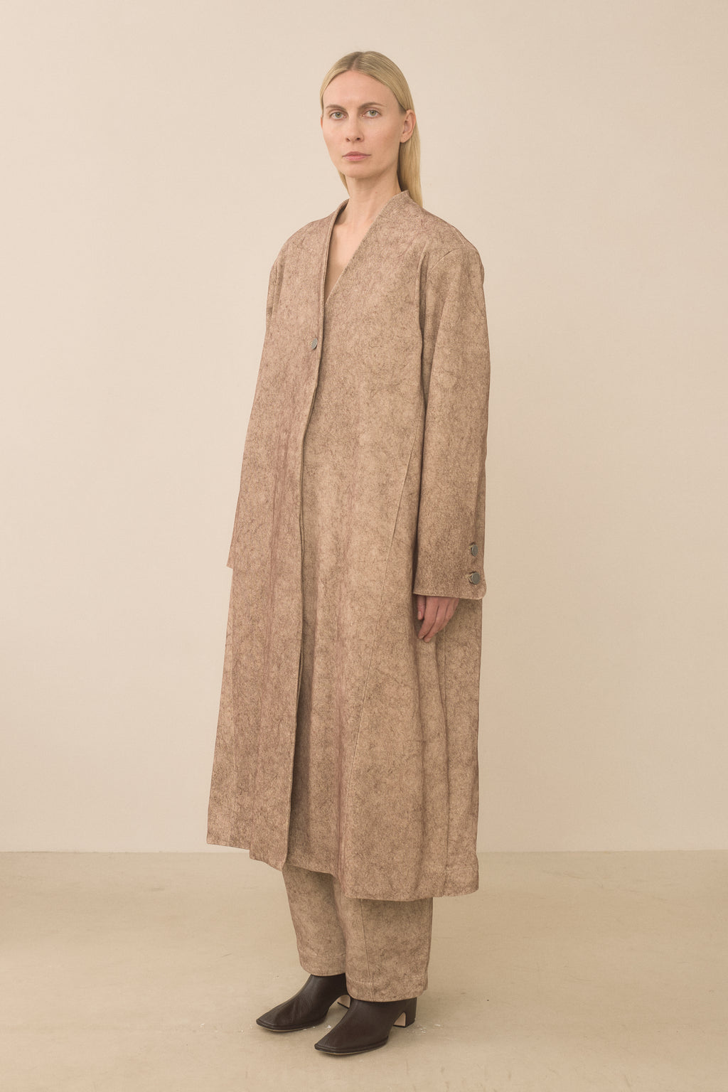 TWILL SHOULDERS COAT