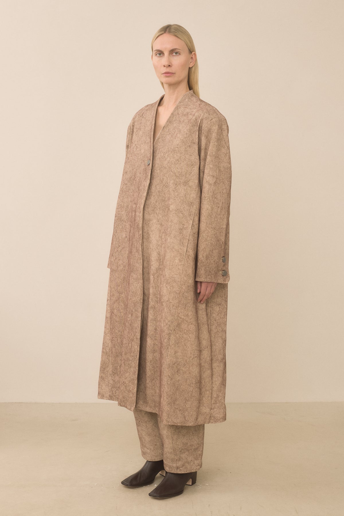 TWILL SHOULDERS COAT