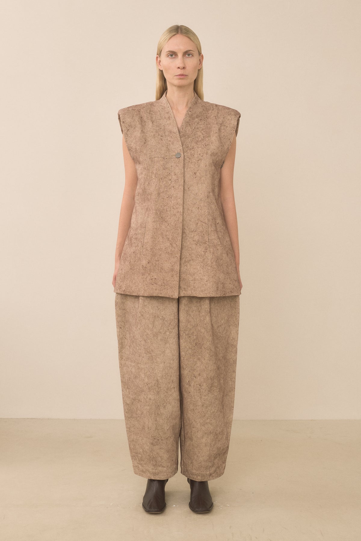 TWILL TAPER PANTS