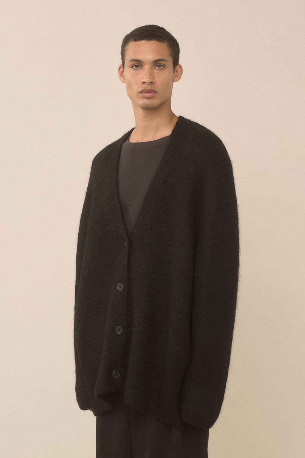 BRUSHED CARDIGAN