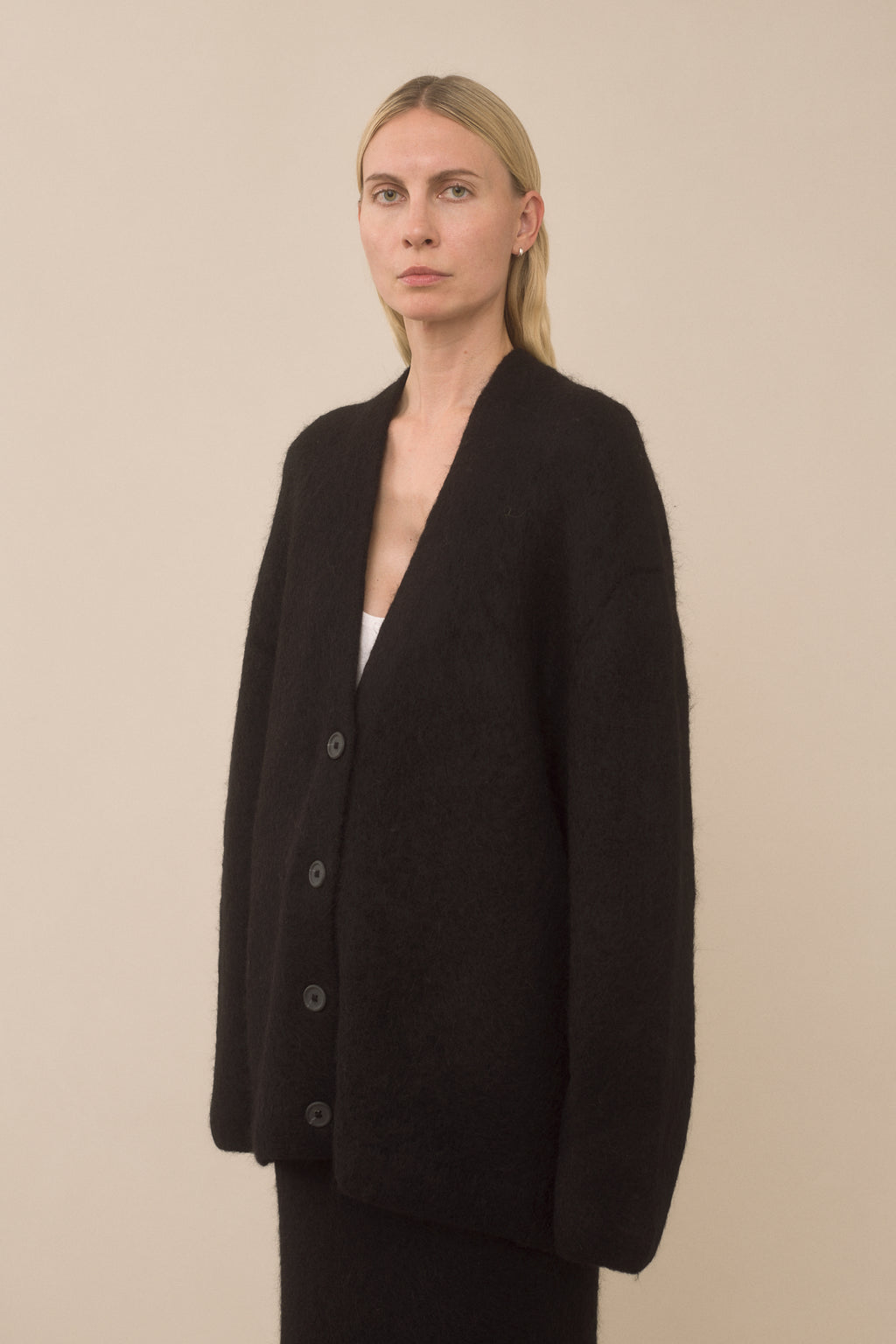 BRUSHED CARDIGAN