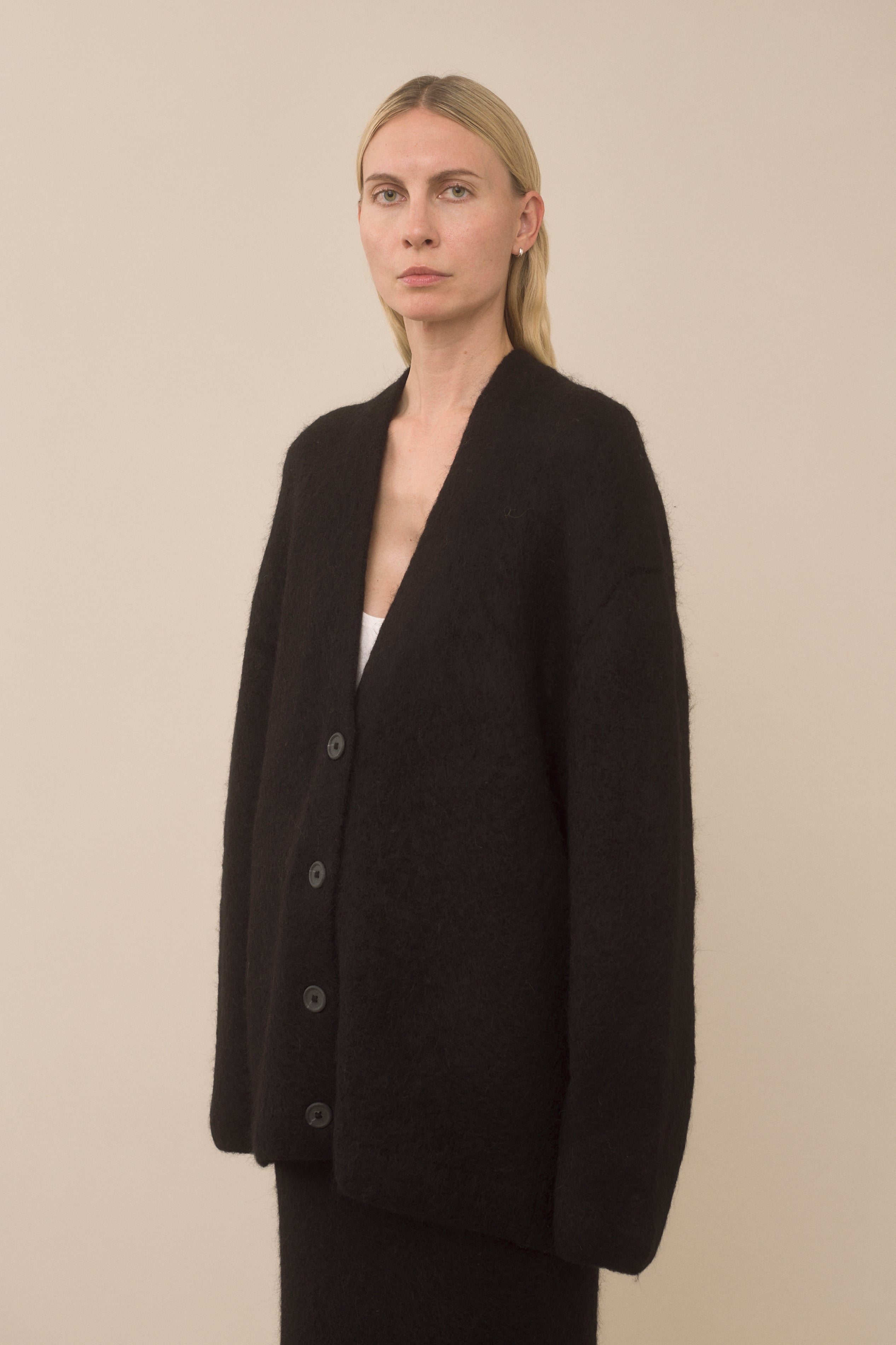 BRUSHED CARDIGAN
