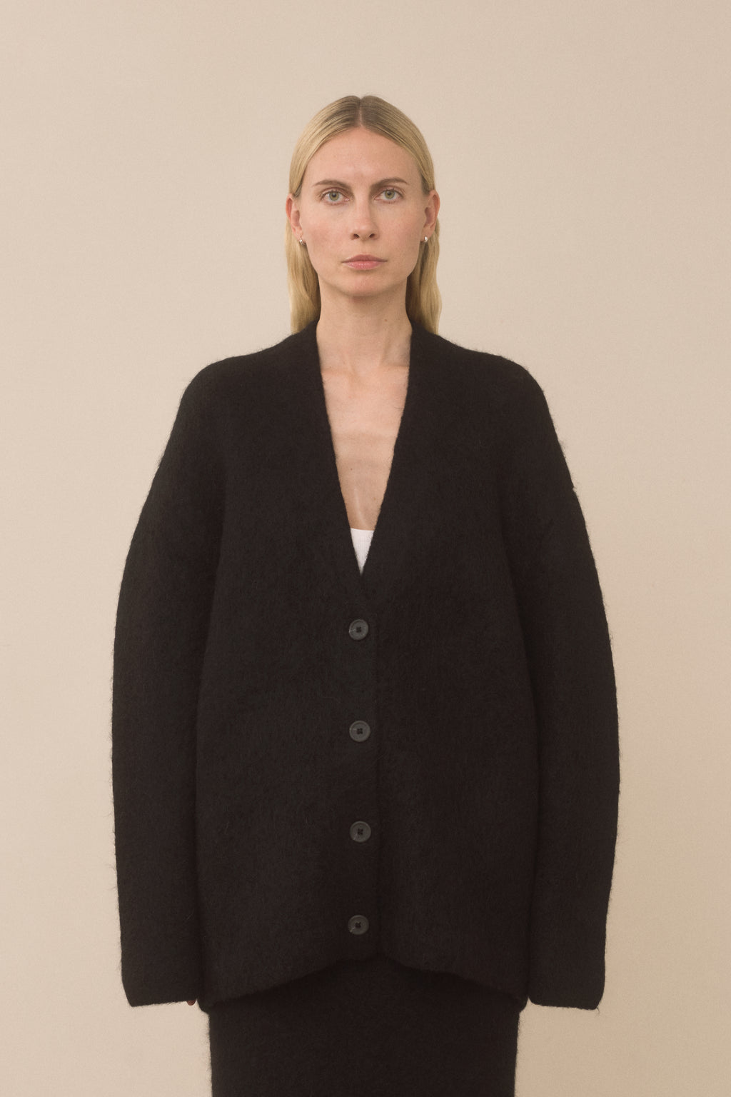 BRUSHED CARDIGAN