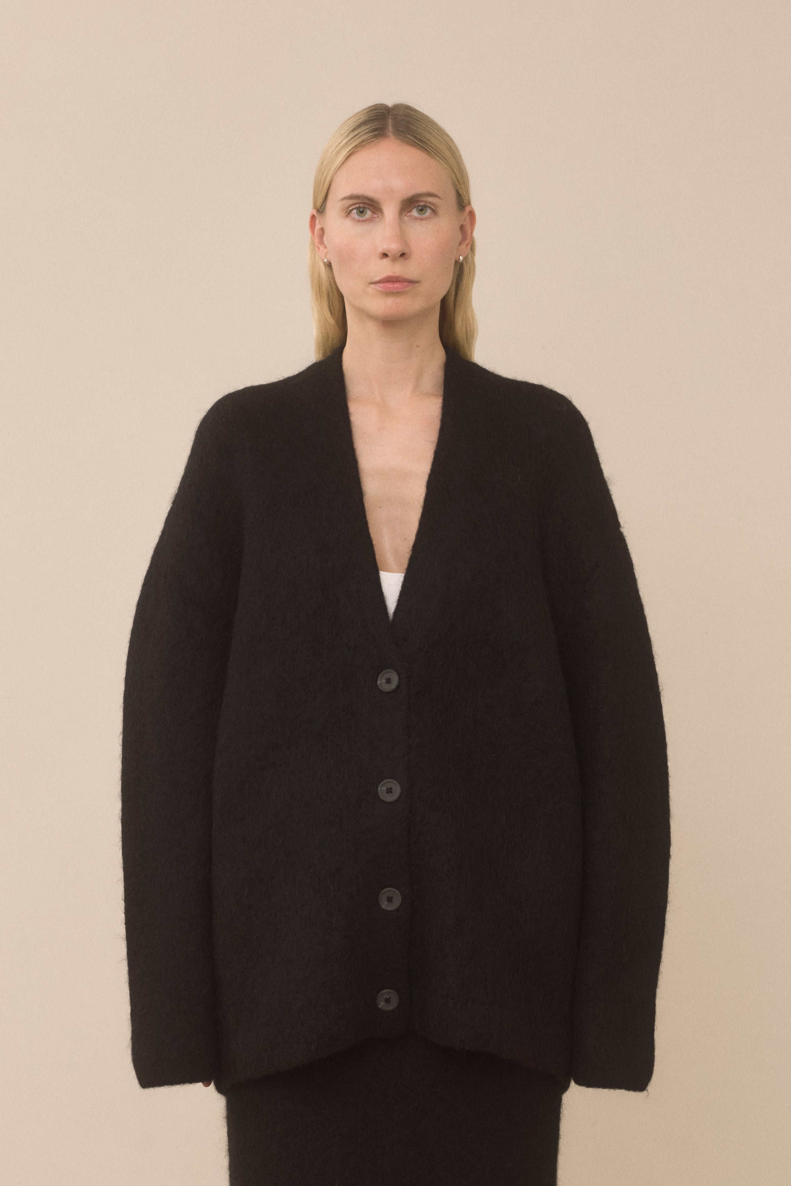 BRUSHED CARDIGAN