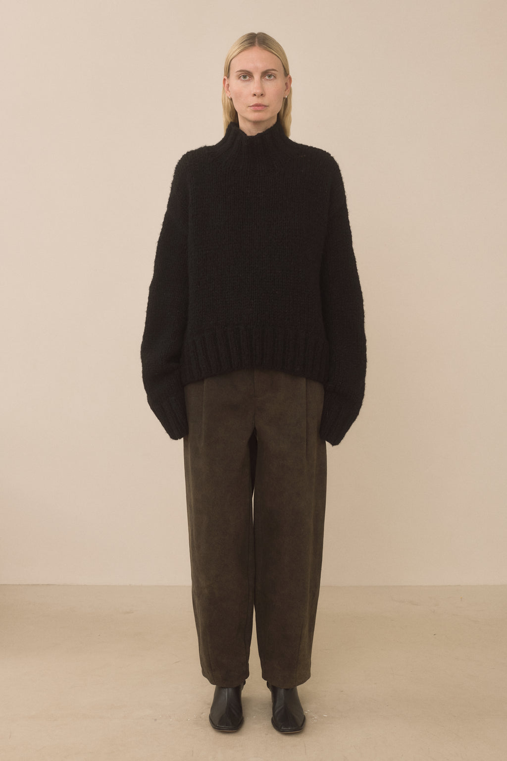 HANDKNIT MOCKNECK
