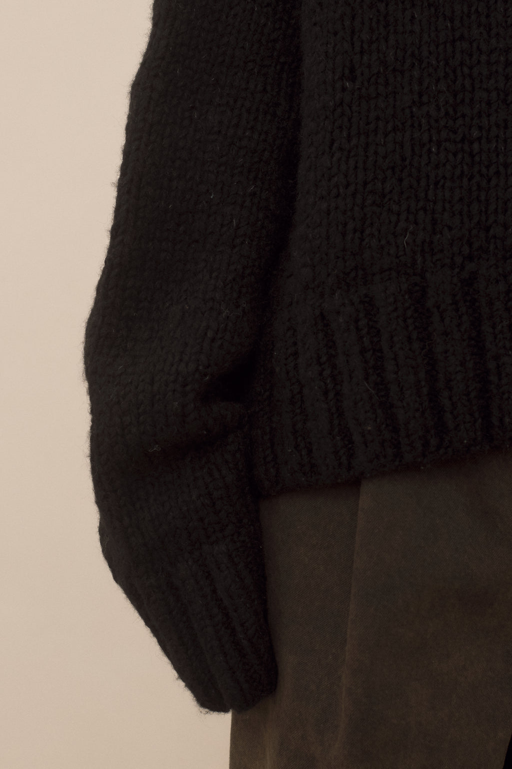 HANDKNIT MOCKNECK