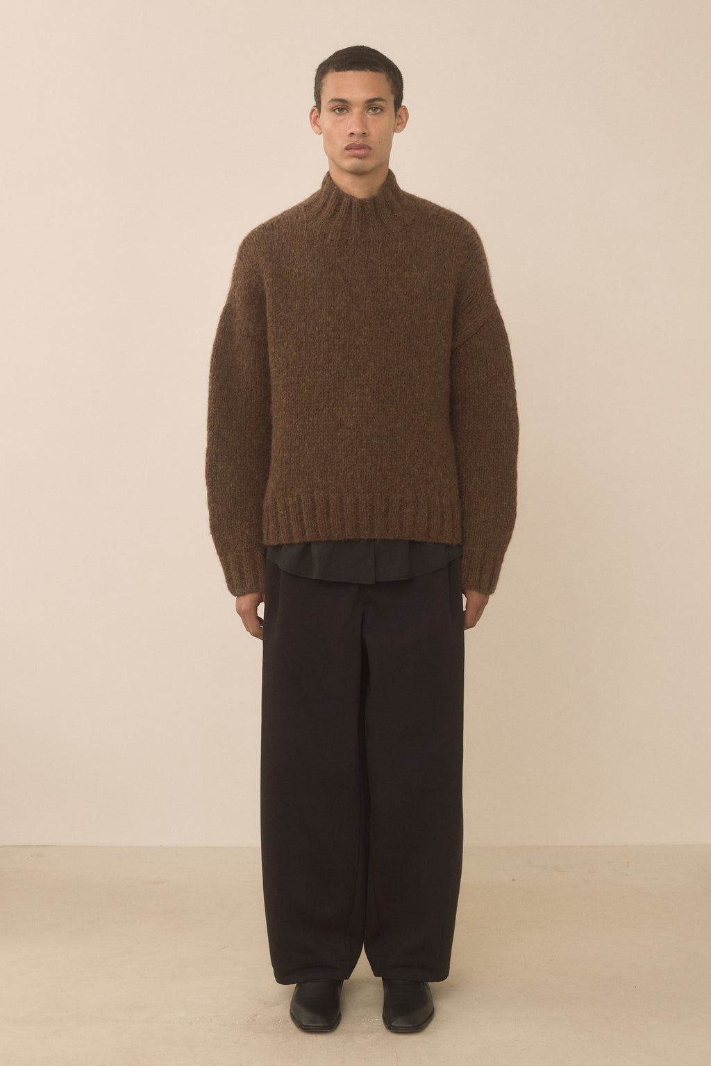HANDKNIT MOCKNECK