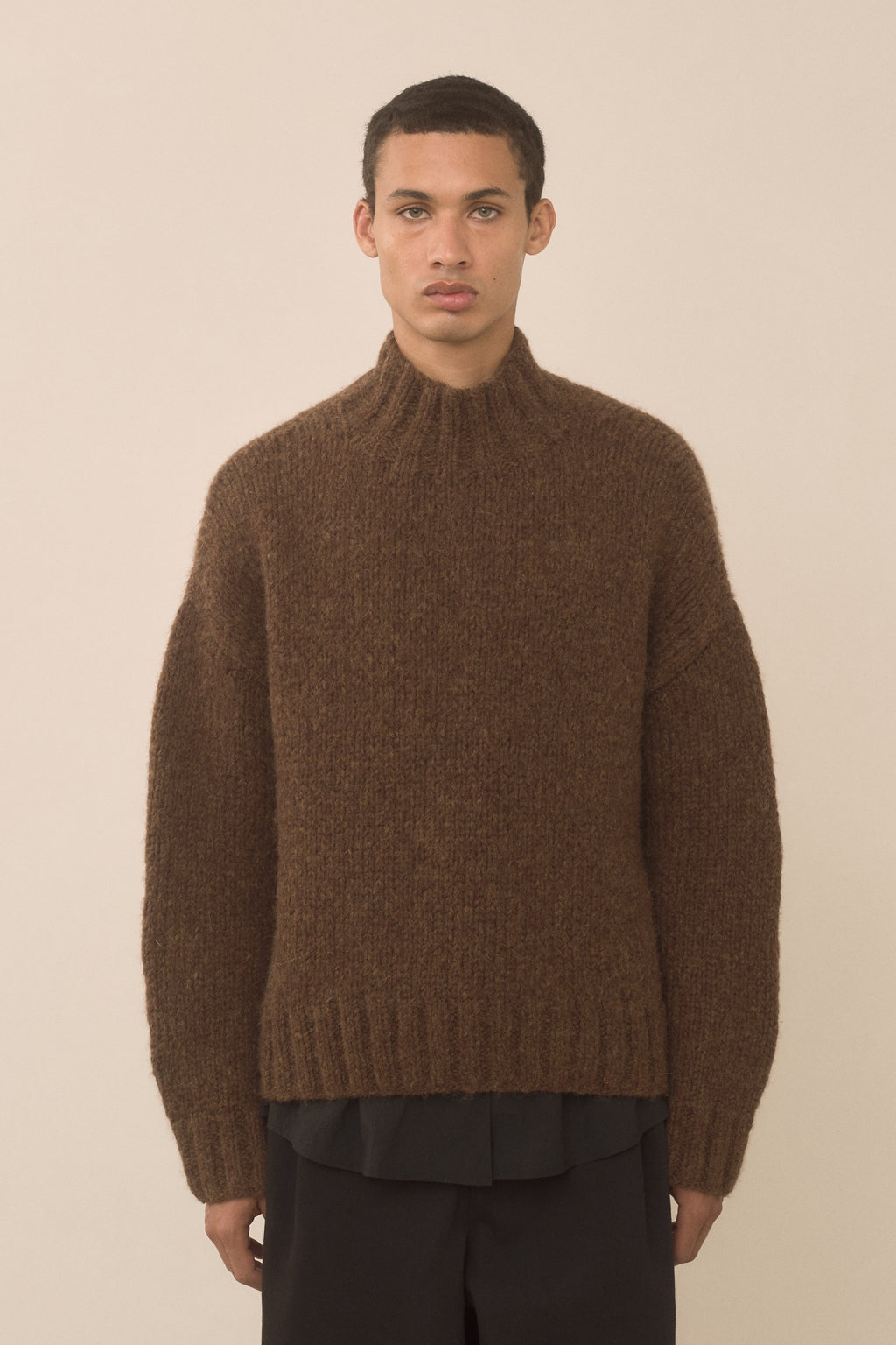 HANDKNIT MOCKNECK