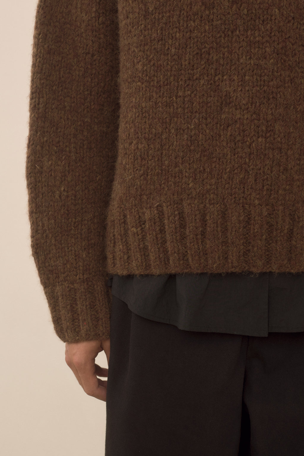 HANDKNIT MOCKNECK