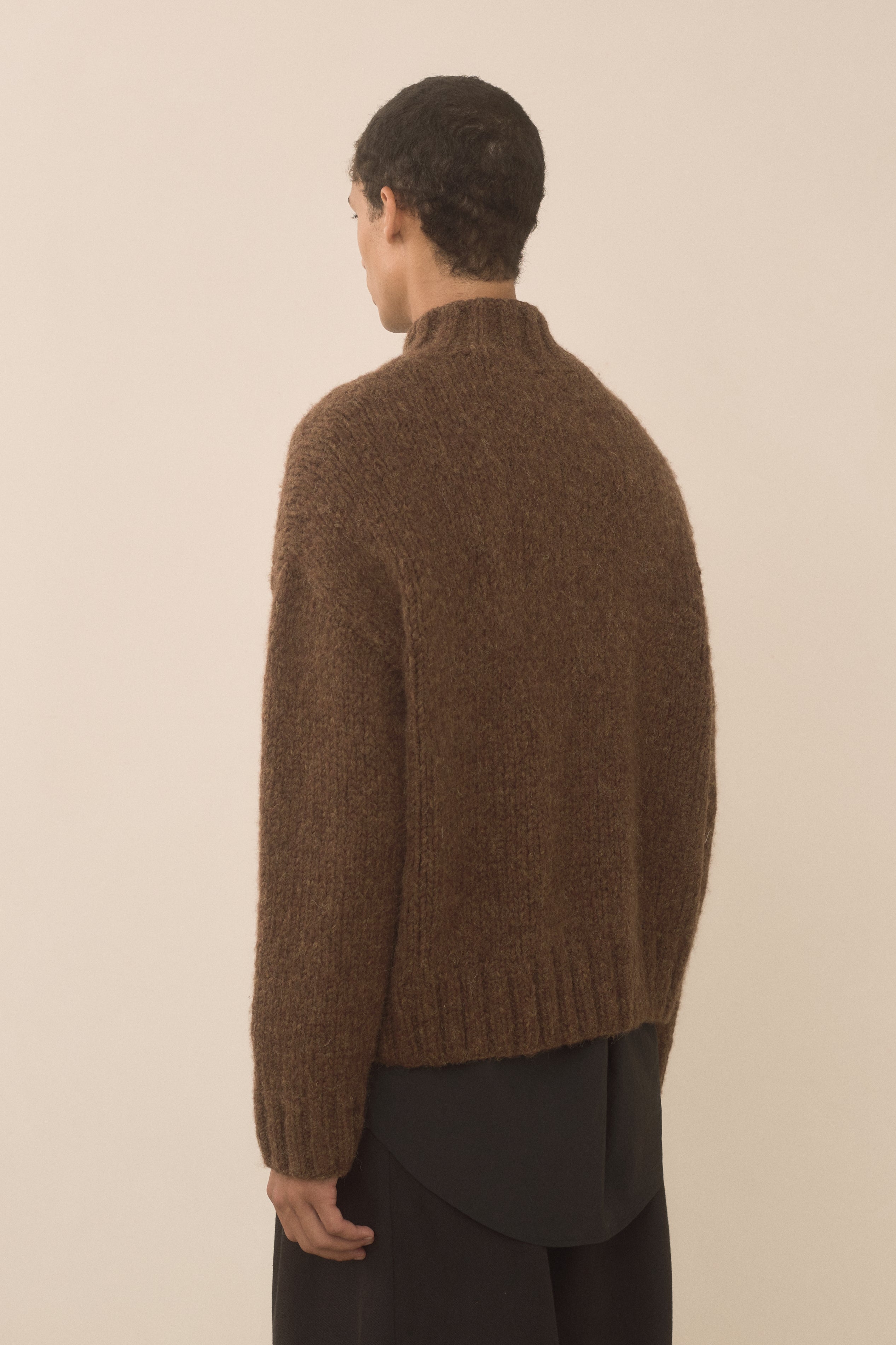 HANDKNIT MOCKNECK
