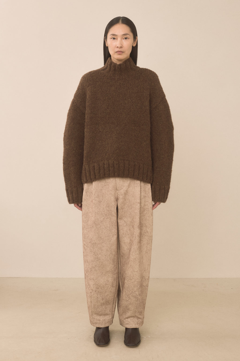 HANDKNIT MOCKNECK