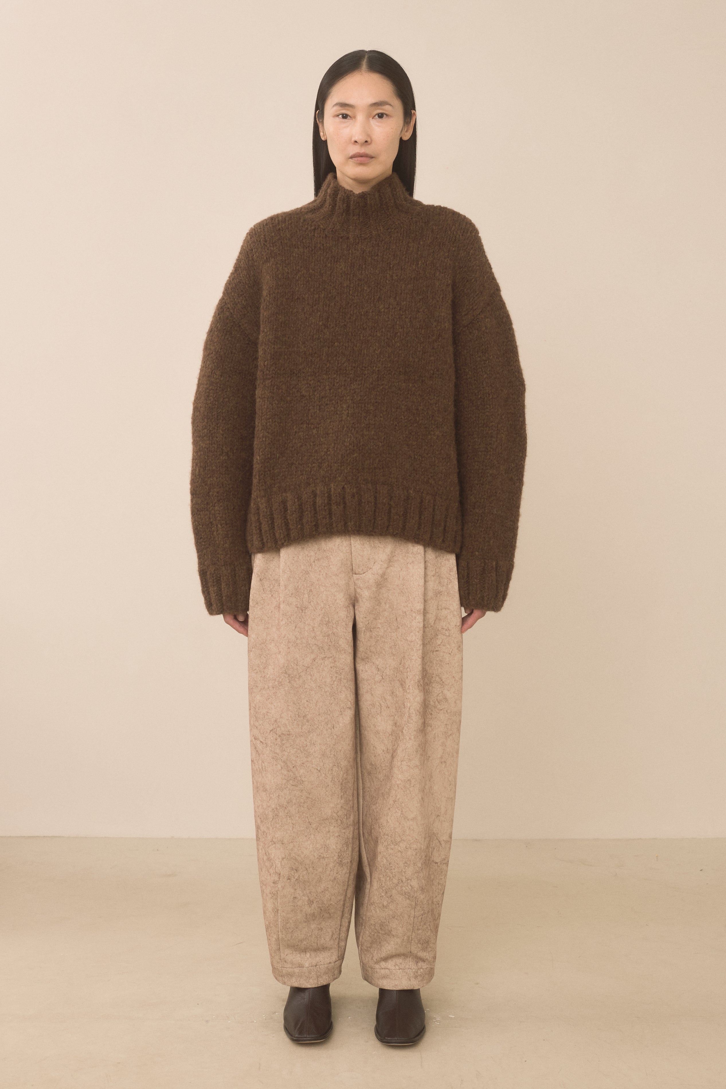 HANDKNIT MOCKNECK