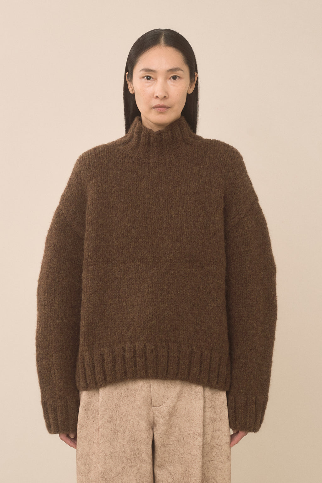 HANDKNIT MOCKNECK