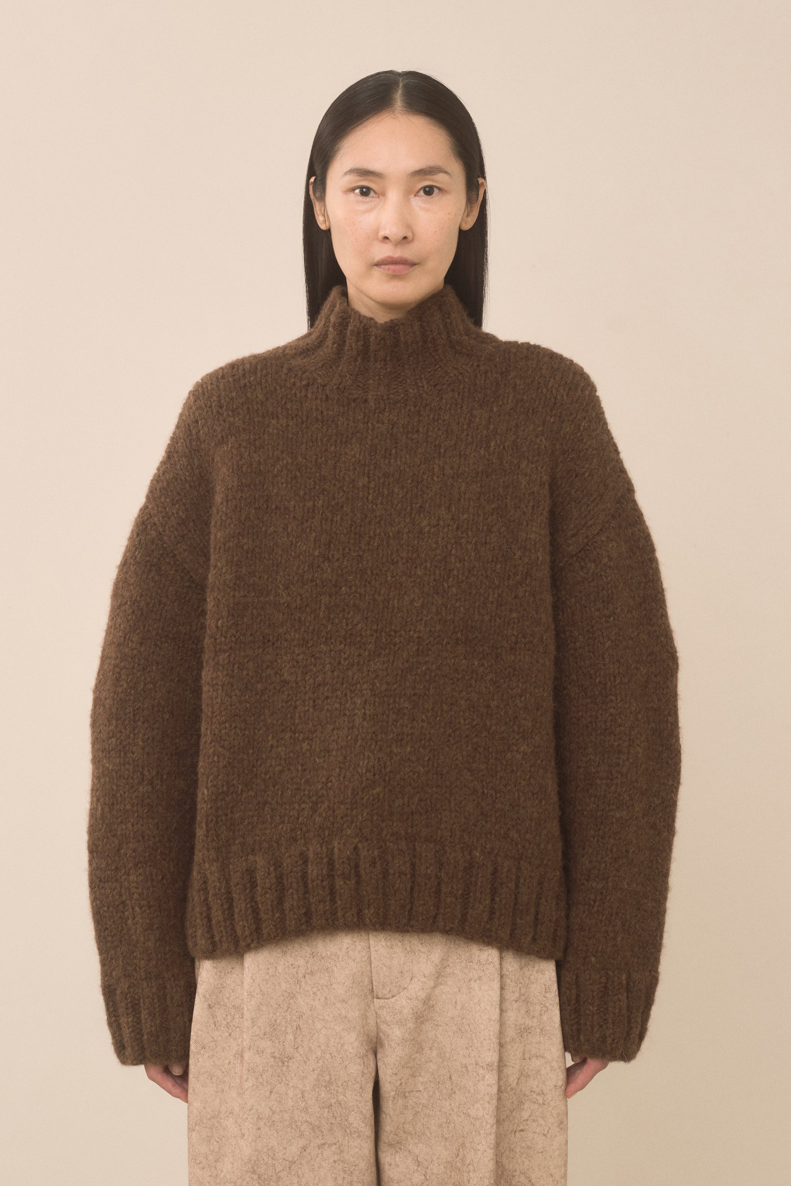HANDKNIT MOCKNECK