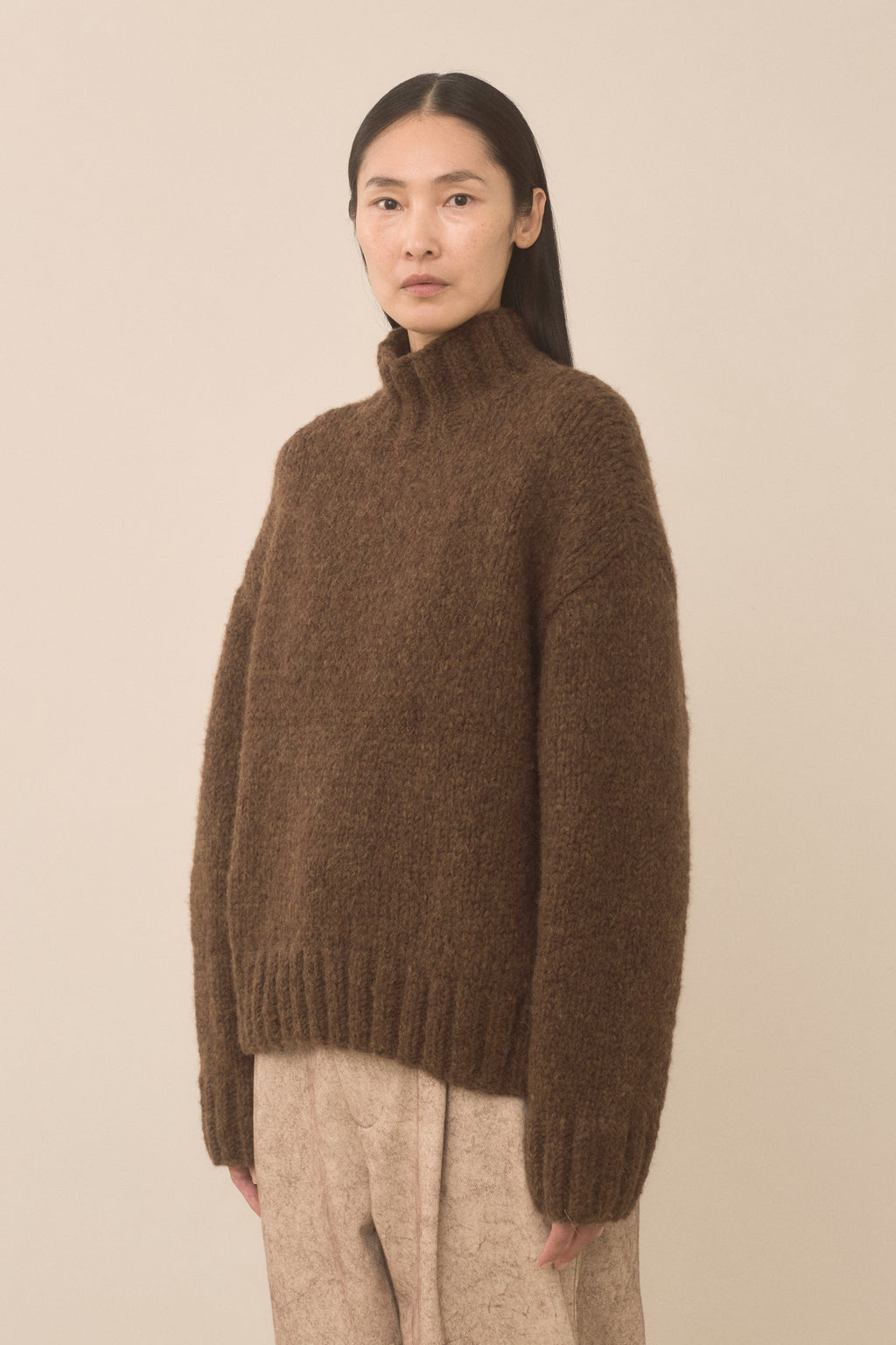 HANDKNIT MOCKNECK